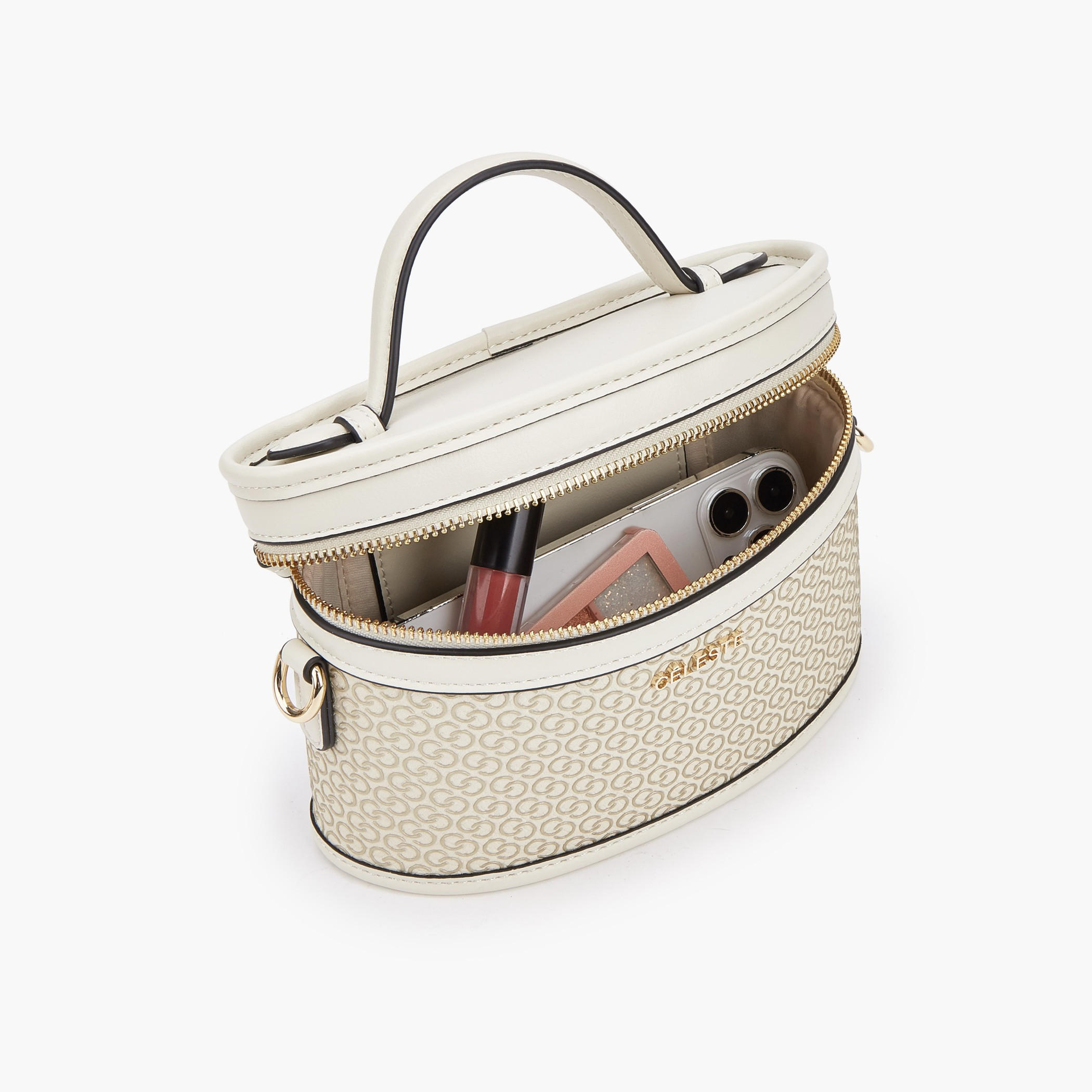 شنطة كروس بودي بطبعة مونوجرام وحزام قابل للفصل من سيليست-women-bagsandwallets-handbags-image-7