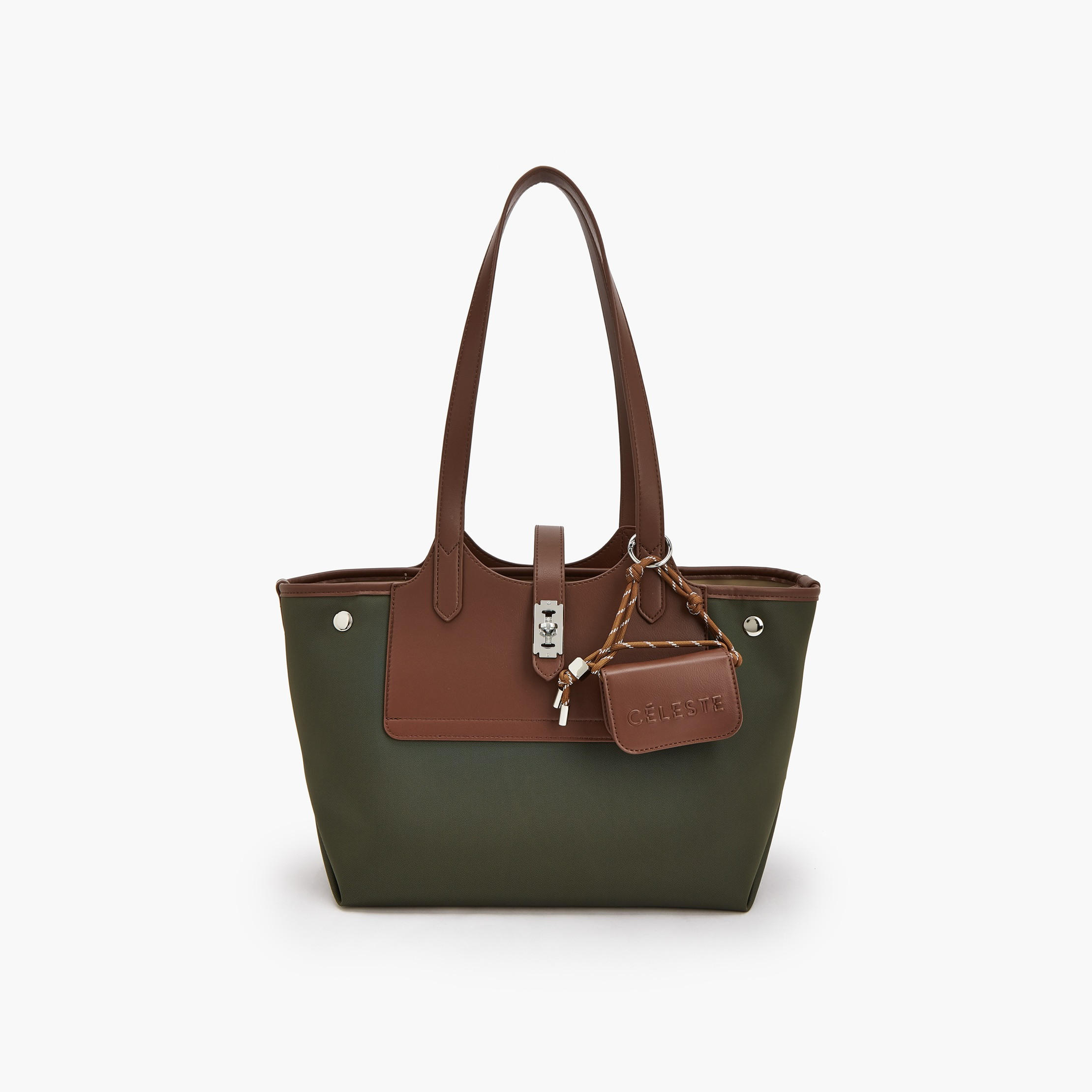 شنطة توتي بارزة الملمس بشنطة صغيرة وسحاب إغلاق من سيليست-women-bagsandwallets-handbags-image-1