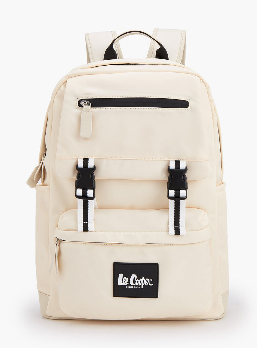 Lee Cooper Solid Backpack with Buckle Closure-school-bagsandbackpacks-backpacks-image-1