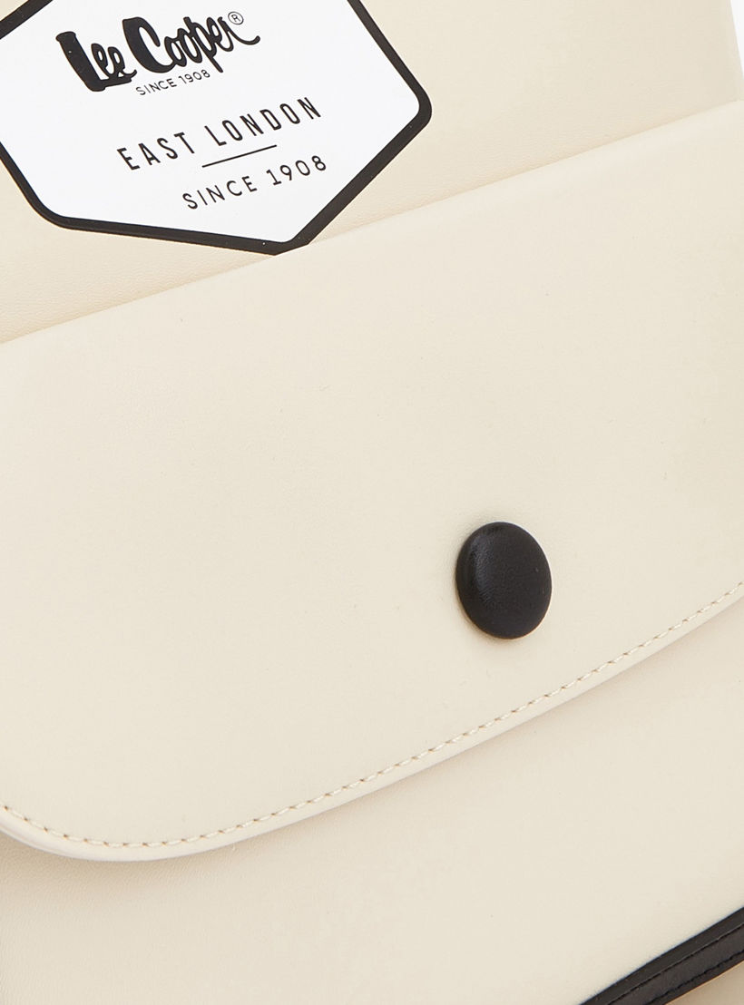 Lee Cooper Contrast Trim Shoulder Bag with Flap Pocket-women-bagsandwallets-handbags-image-3