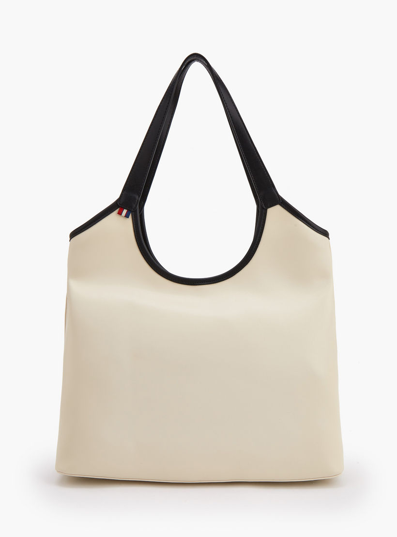 Lee Cooper Contrast Trim Shoulder Bag with Flap Pocket-women-bagsandwallets-handbags-image-4