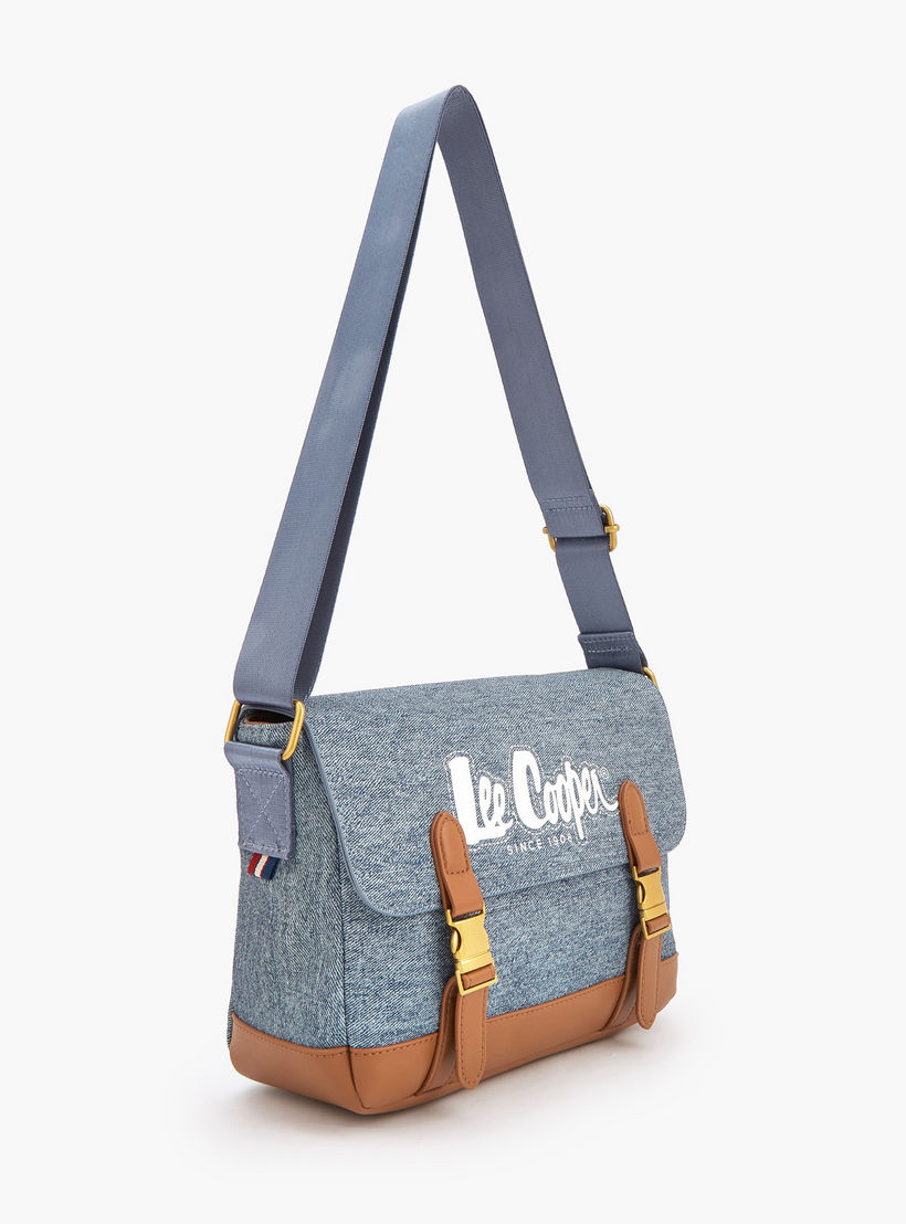 شنطة كروس بودي دينم بإبزيم إغلاق من لي كوبر-women-bagsandwallets-handbags-image-2