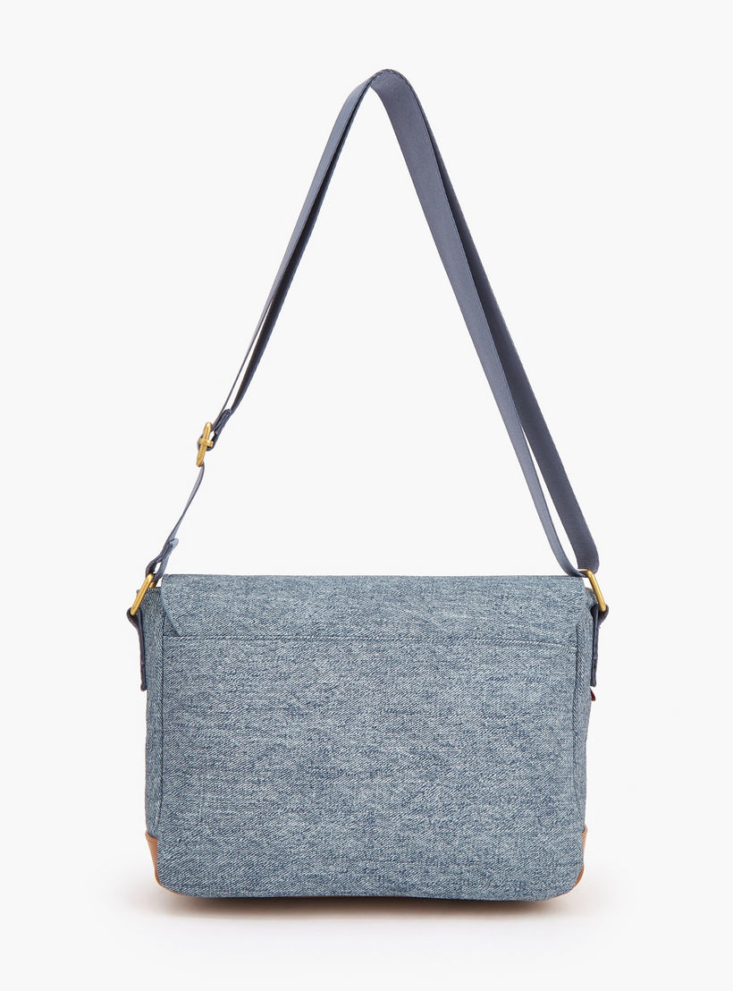 شنطة كروس بودي دينم بإبزيم إغلاق من لي كوبر-women-bagsandwallets-handbags-image-5