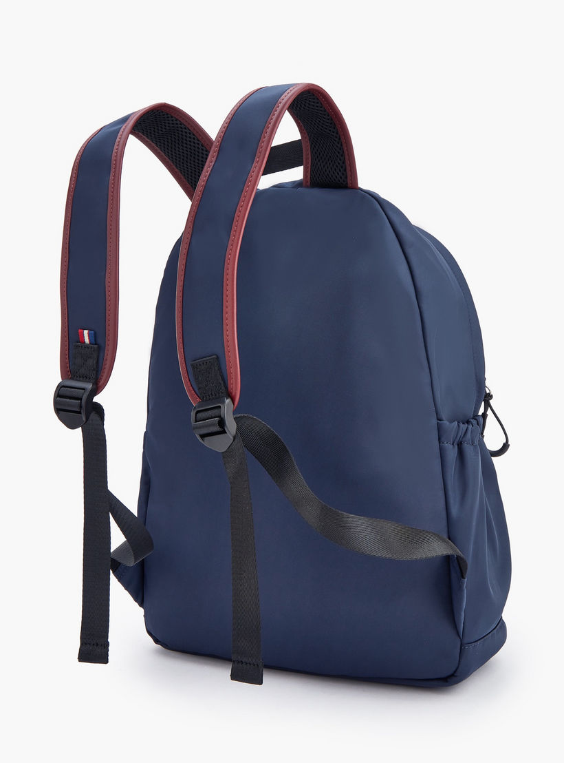 Lee Cooper Logo Print Backpack with Front Pocket-school-bagsandbackpacks-backpacks-image-7