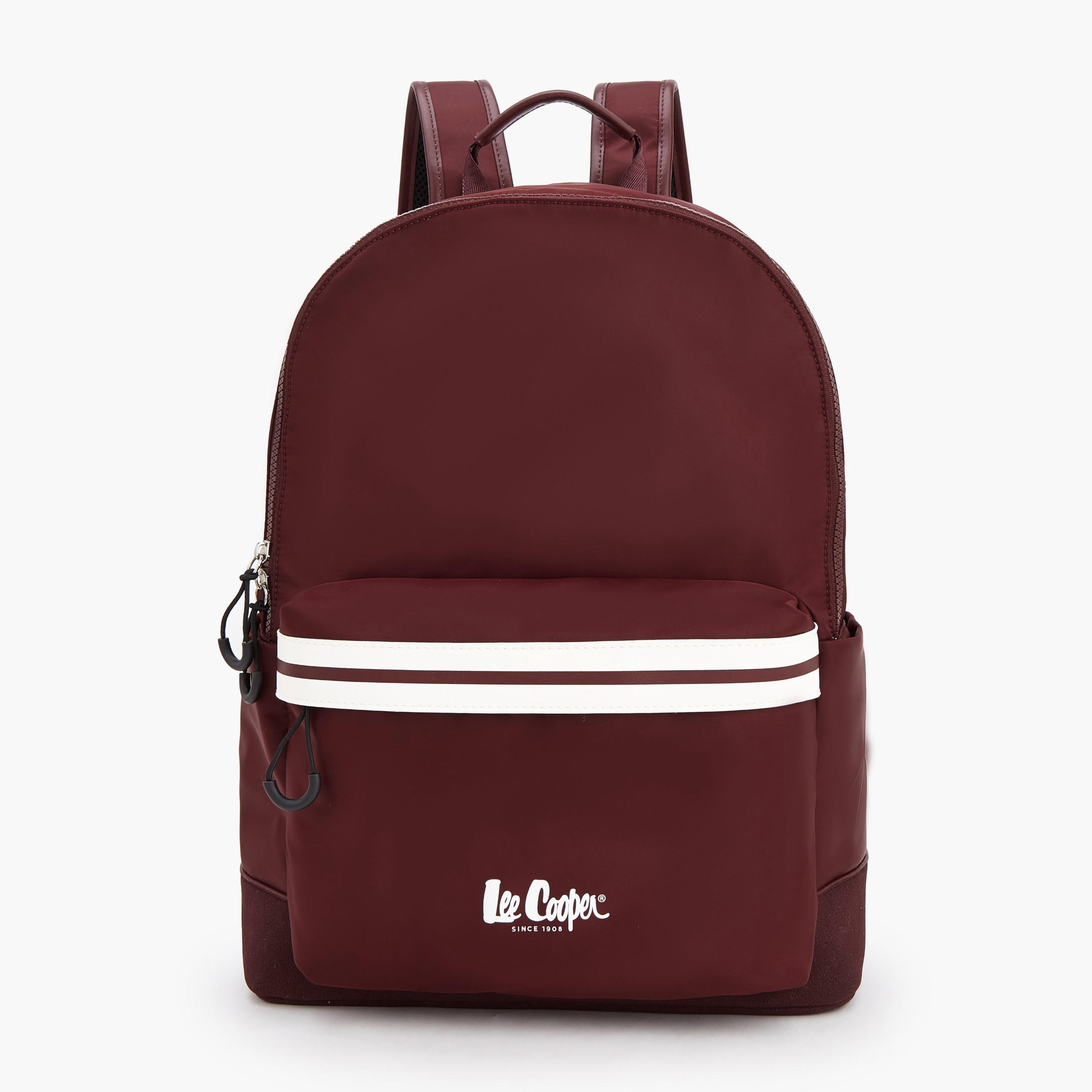 Lee Cooper Logo Print Backpack with Adjustable Shoulder Straps-school-bagsandbackpacks-backpacks-image-1