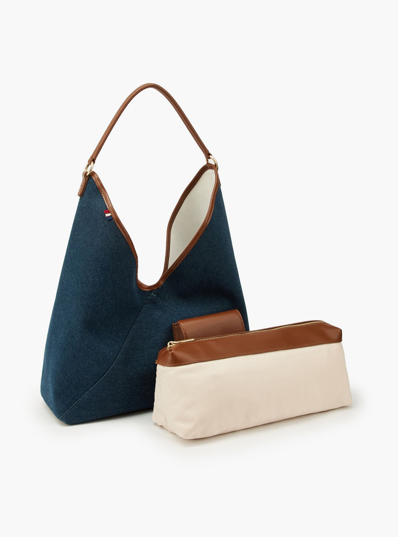 شنطة كتف دينم مع محفظة من لي كوبر-women-bagsandwallets-handbags-image-2