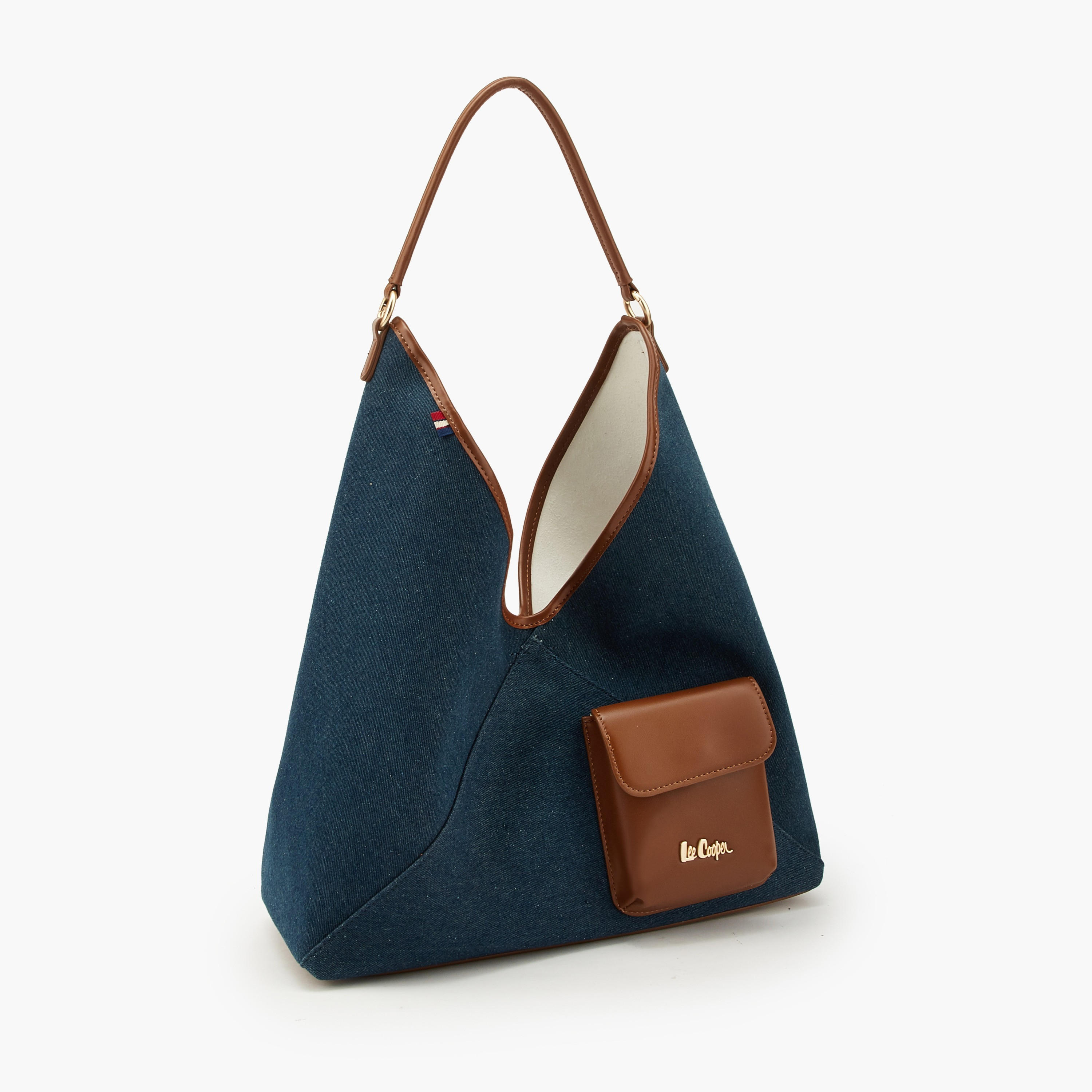 شنطة كتف دينم مع محفظة من لي كوبر-women-bagsandwallets-handbags-image-4