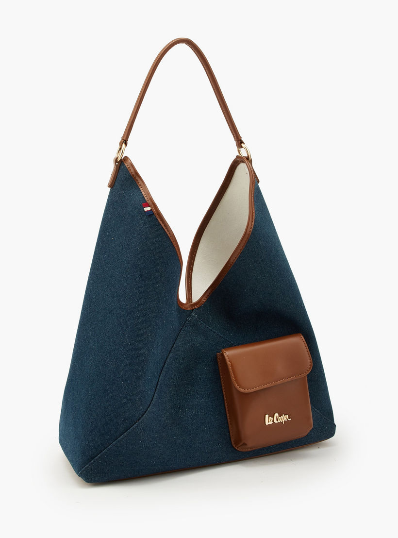 شنطة كتف دينم مع محفظة من لي كوبر-women-bagsandwallets-handbags-image-4