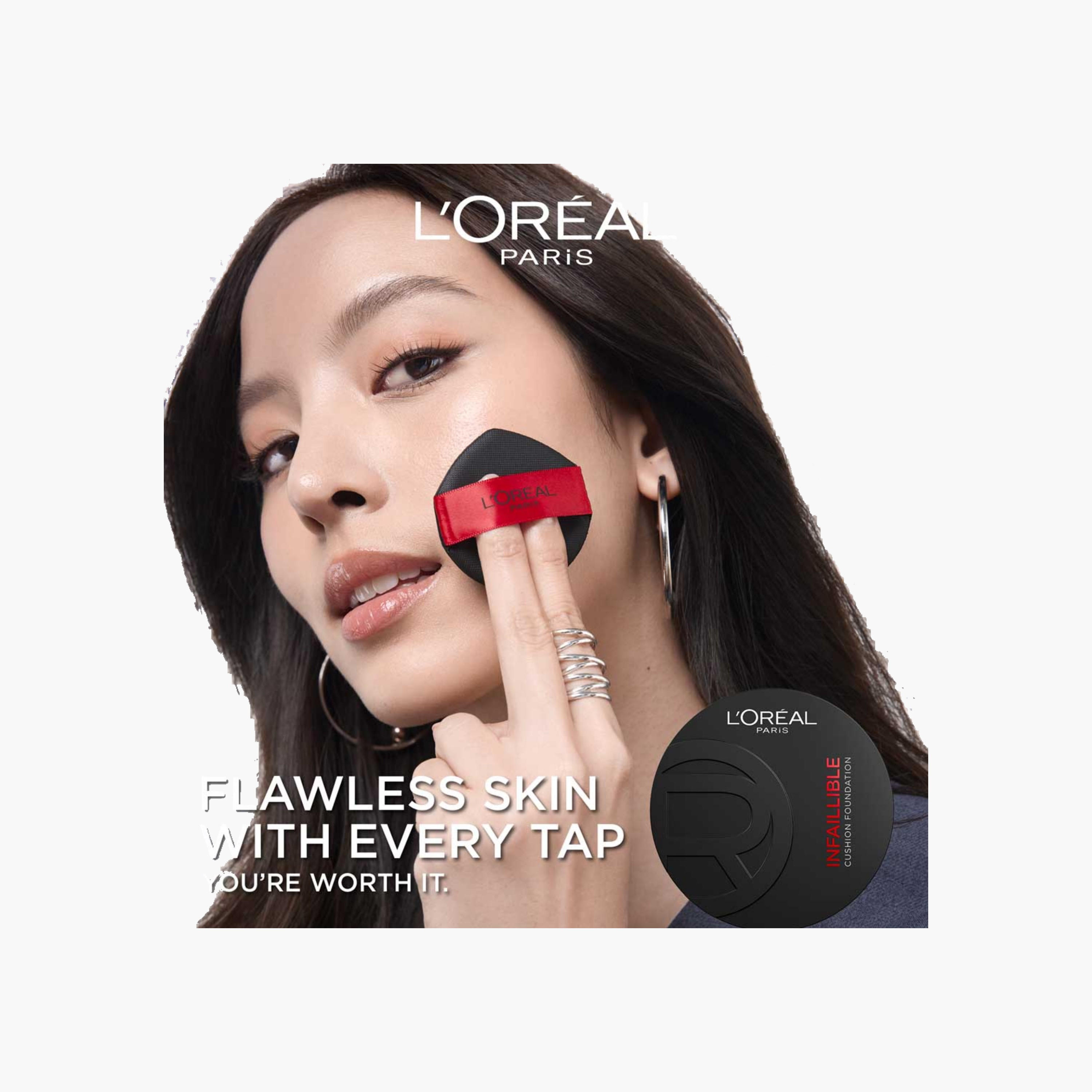 كريم أساس كوشن إنفاليبل فريش وير يدوم لـ24 ساعة من لوريال باريس-beautyandpersonalcare-makeup-face-foundations-image-77