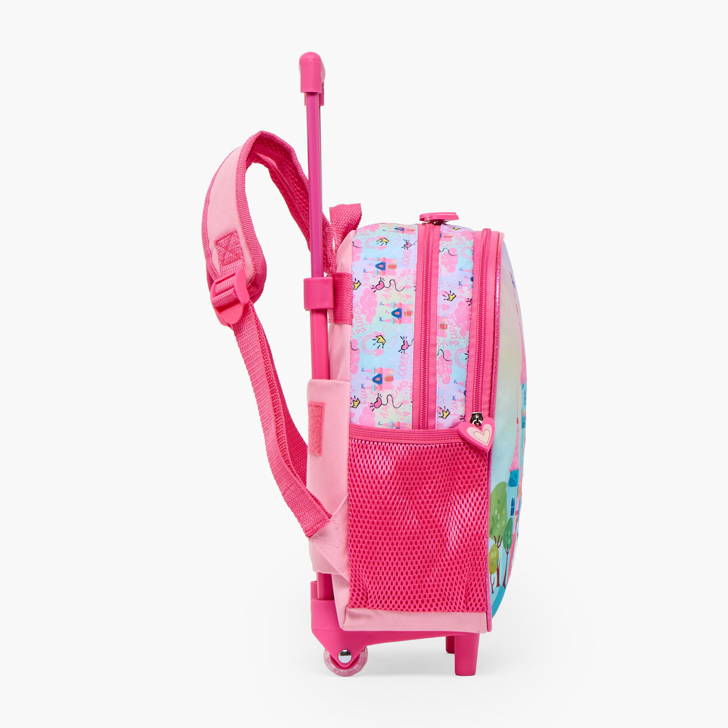 SAMI STUDIO Princess 3-Piece School Trolley Bag Set for Girl 2-5 Years with Lunch Bag - 12 inches-school-bagsandbackpacks-trolleybags-image-10