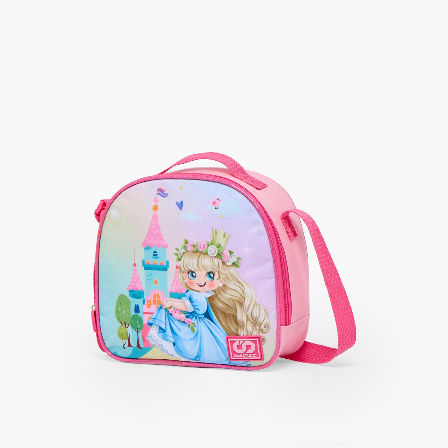 SAMI STUDIO Princess 3-Piece School Trolley Bag Set for Girl 2-5 Years with Lunch Bag - 12 inches-school-bagsandbackpacks-trolleybags-image-15