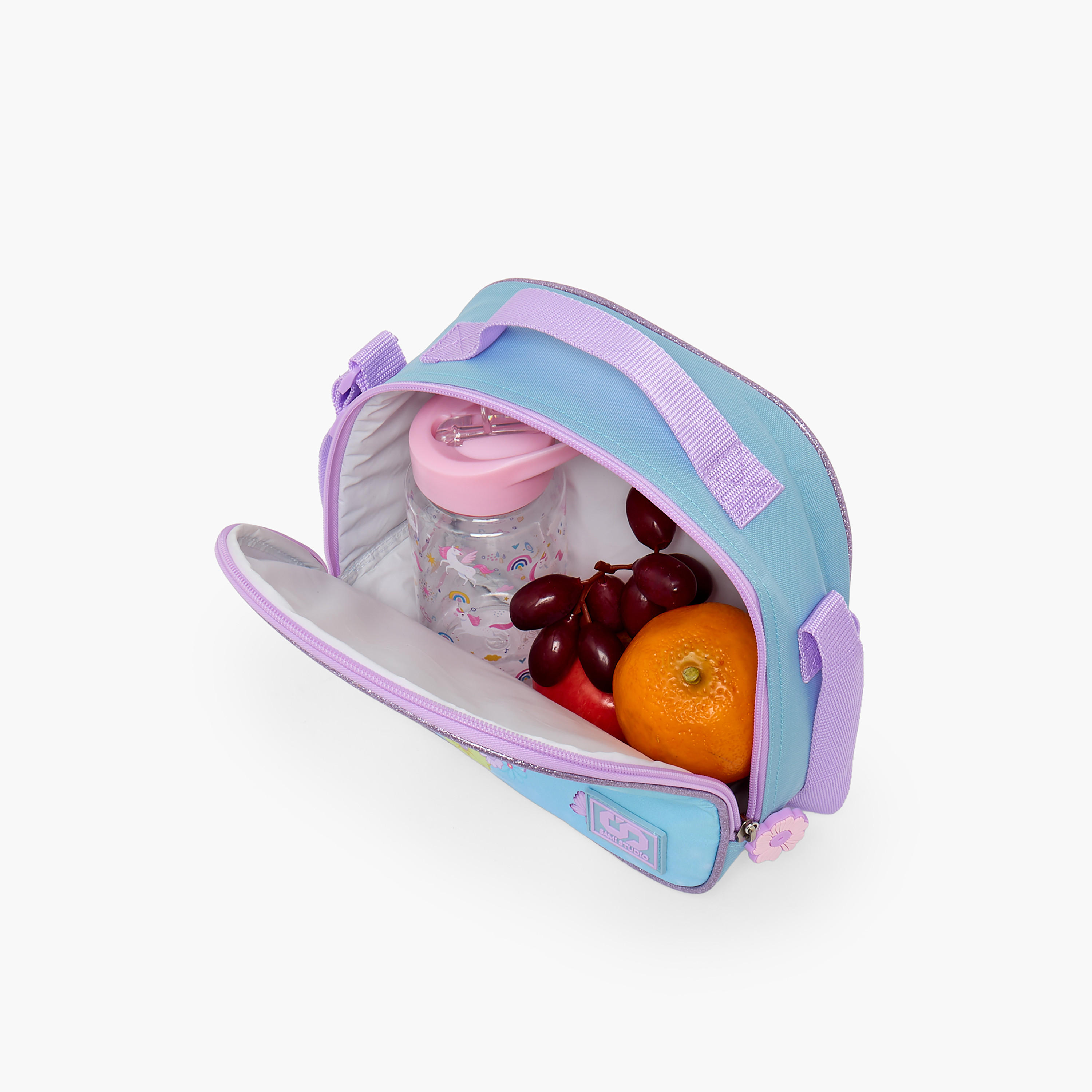 SAMI STUDIO Cat Print 3-Piece School Trolley Bag Set for Girls 2-5 Years with Lunch Bag - 12 inches-school-bagsandbackpacks-trolleybags-image-16