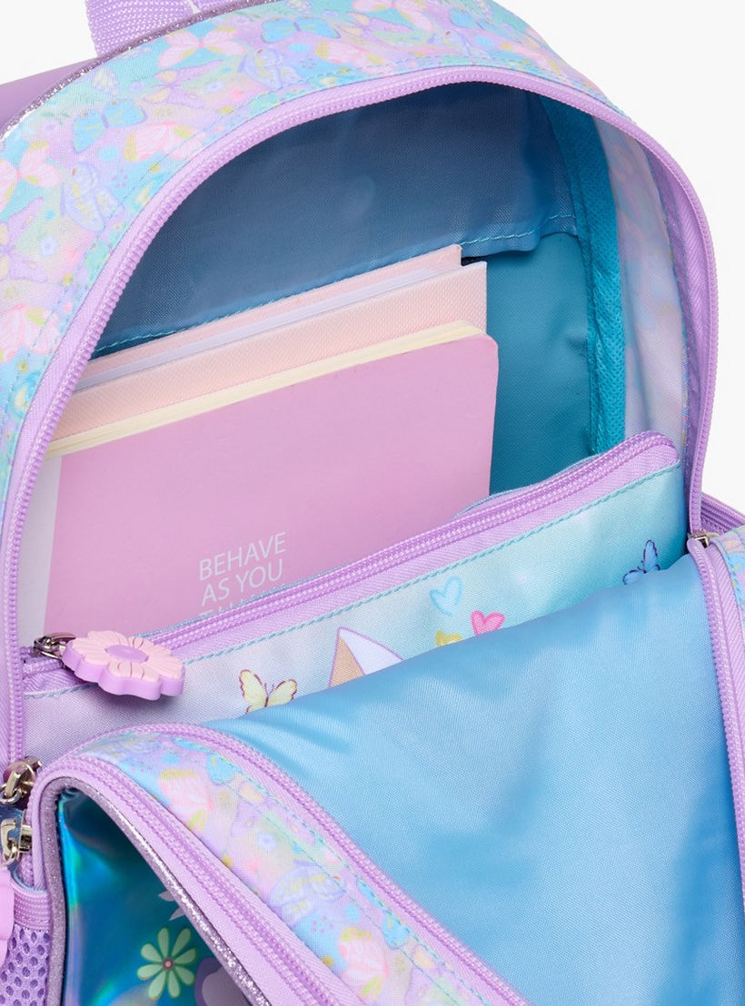 SAMI STUDIO Cat Print 3-Piece School Trolley Bag Set for Girls 2-5 Years with Lunch Bag - 12 inches-school-bagsandbackpacks-trolleybags-image-8