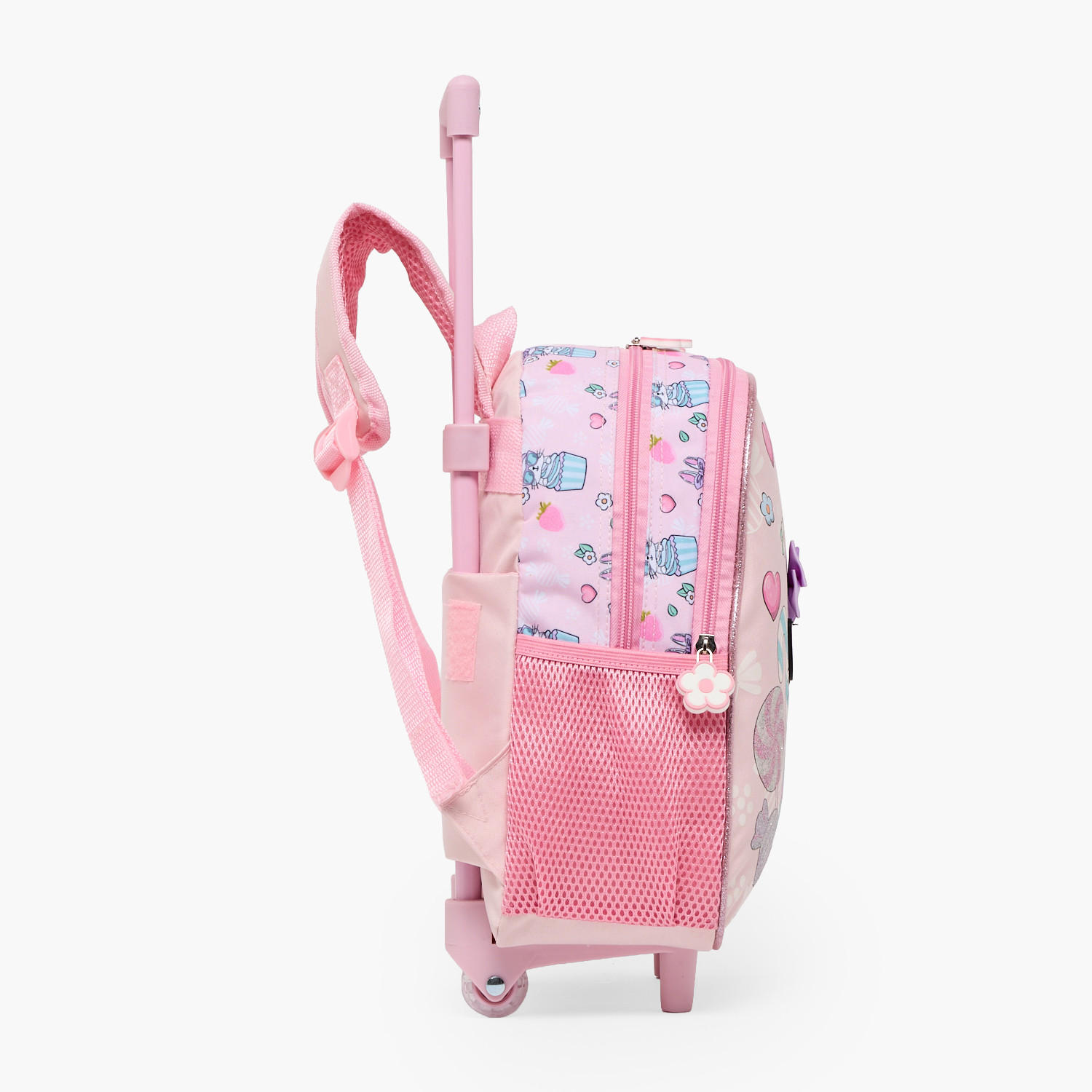 SAMI STUDIO Rabbit 3-Piece School Trolley Bag Set for Girls 2-5 Years with Lunch Bag - 12 inches-school-bagsandbackpacks-trolleybags-image-10
