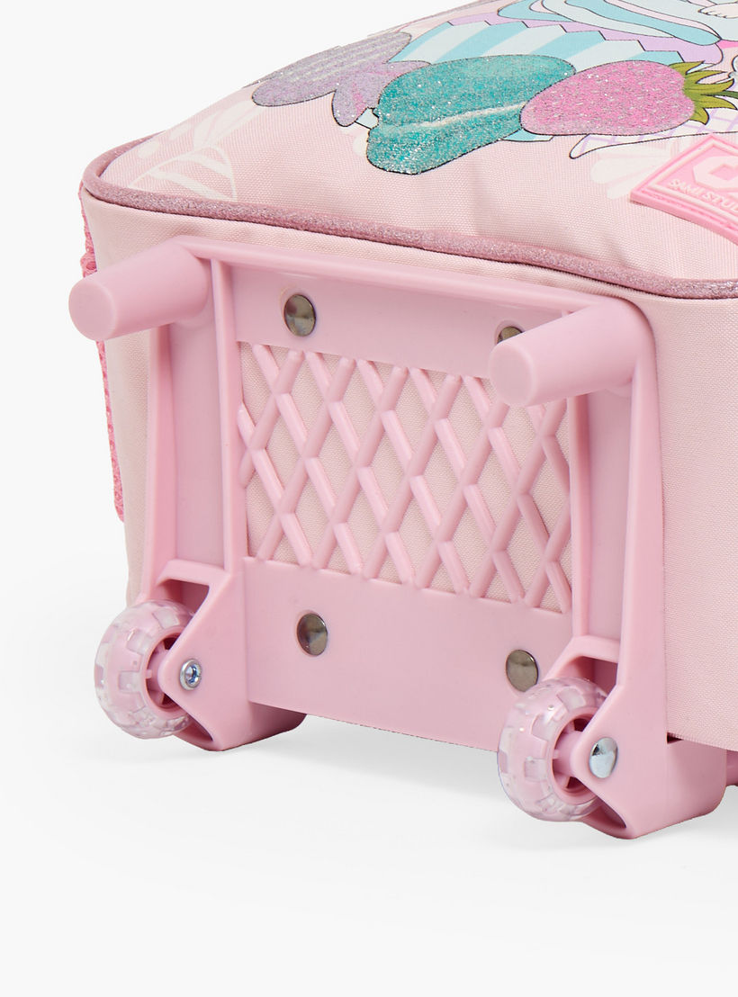 SAMI STUDIO Rabbit 3-Piece School Trolley Bag Set for Girls 2-5 Years with Lunch Bag - 12 inches-school-bagsandbackpacks-trolleybags-image-13