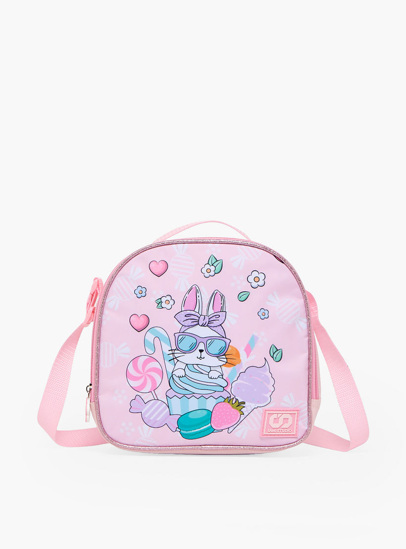 SAMI STUDIO Rabbit 3-Piece School Trolley Bag Set for Girls 2-5 Years with Lunch Bag - 12 inches-school-bagsandbackpacks-trolleybags-image-14