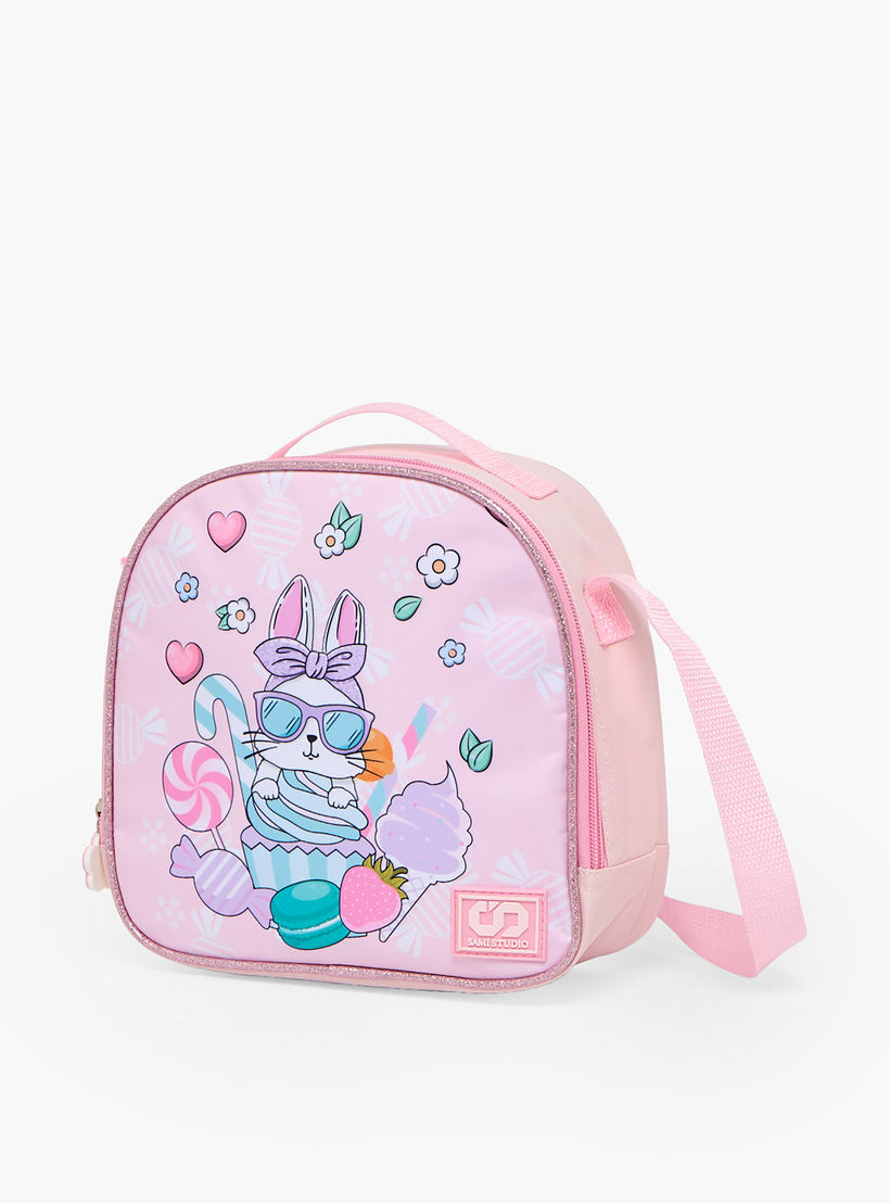 SAMI STUDIO Rabbit 3-Piece School Trolley Bag Set for Girls 2-5 Years with Lunch Bag - 12 inches-school-bagsandbackpacks-trolleybags-image-15