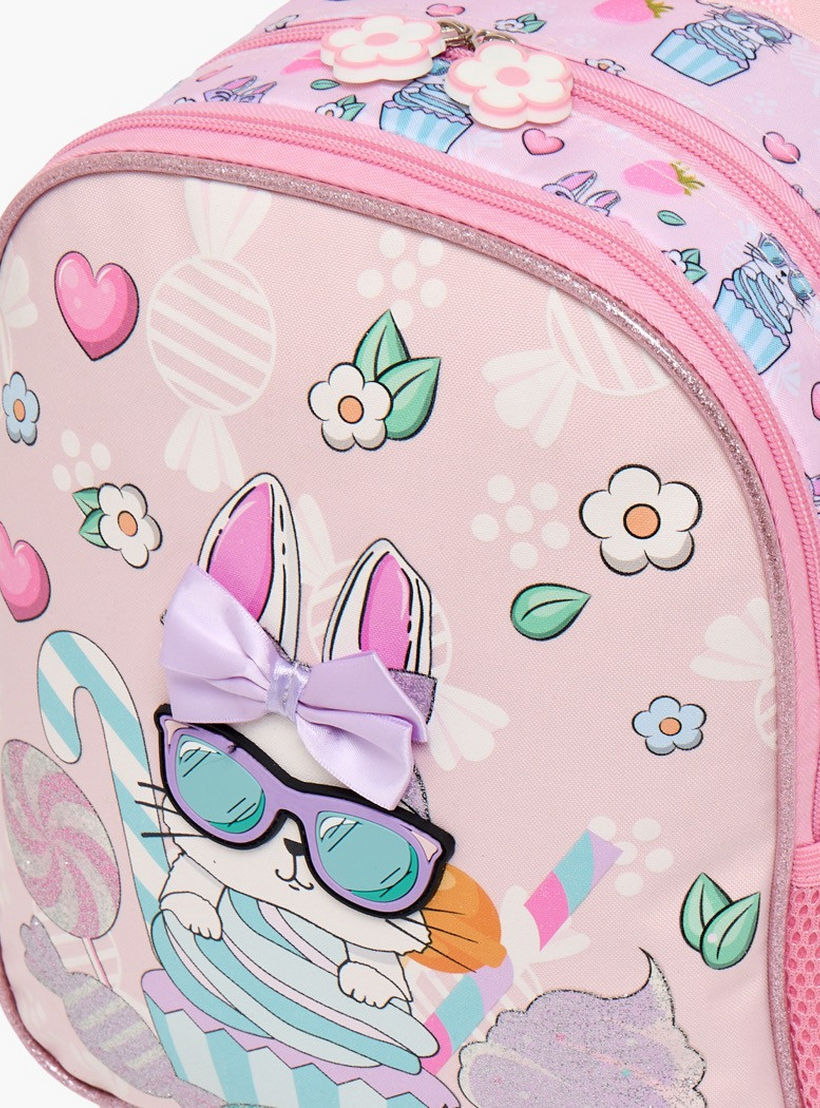 SAMI STUDIO Rabbit 3-Piece School Trolley Bag Set for Girls 2-5 Years with Lunch Bag - 12 inches-school-bagsandbackpacks-trolleybags-image-7