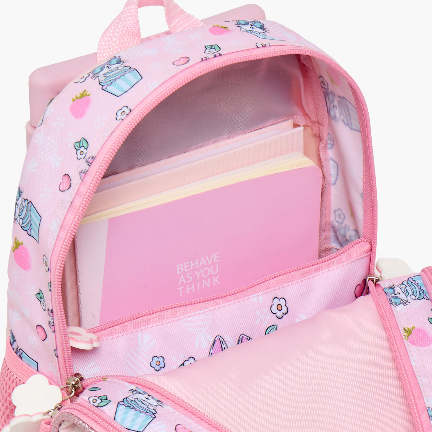 SAMI STUDIO Rabbit 3-Piece School Trolley Bag Set for Girls 2-5 Years with Lunch Bag - 12 inches-school-bagsandbackpacks-trolleybags-image-8