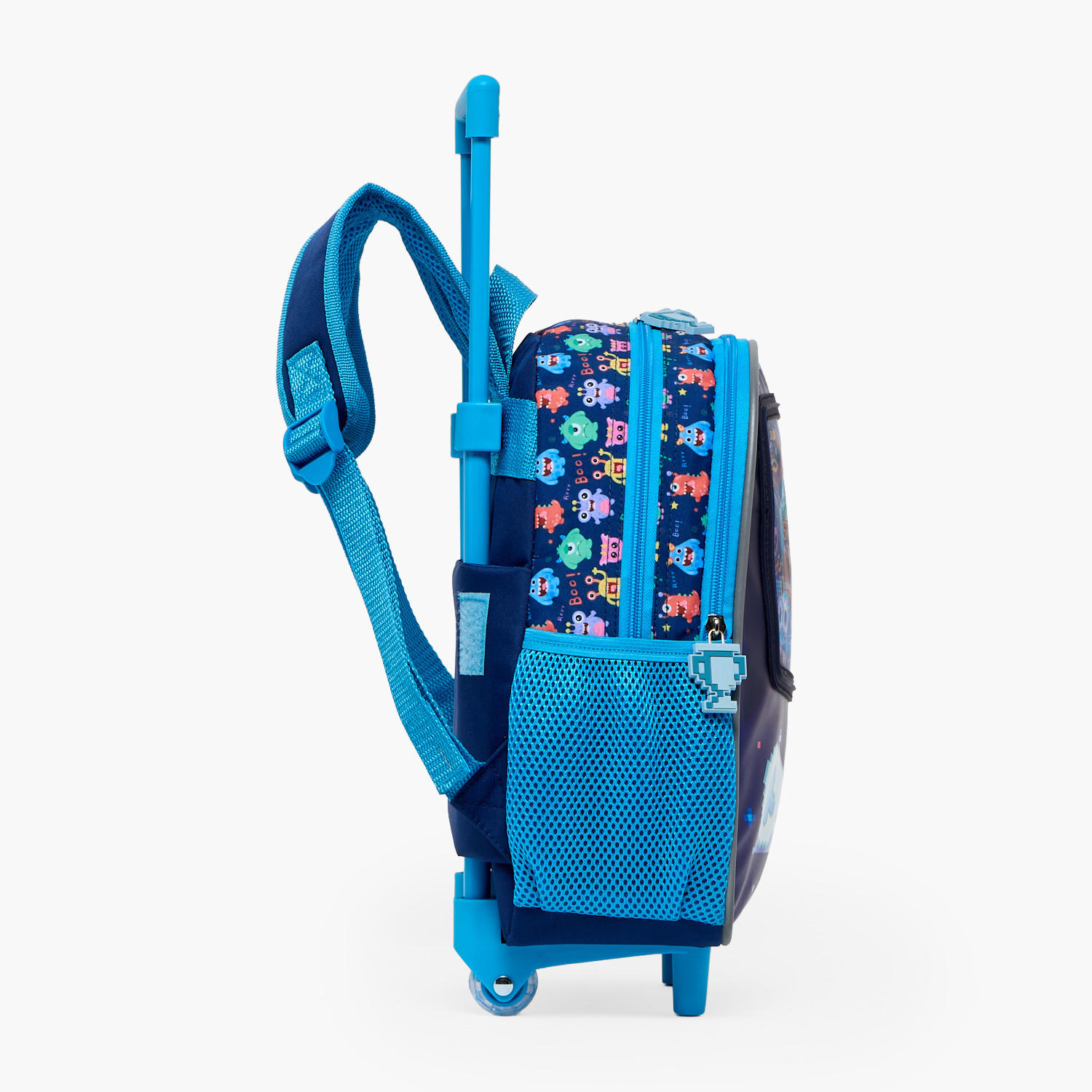 SAMI STUDIO Game Print 3-Piece School Trolley Bag Set for Boys 2-5 Years with Lunch Bag - 12 inches-school-bagsandbackpacks-trolleybags-image-10