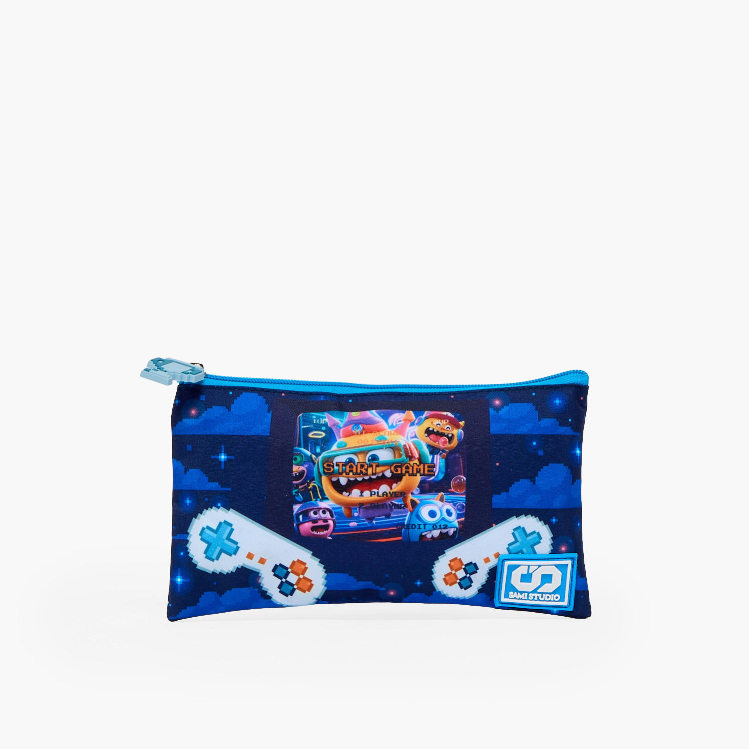 SAMI STUDIO Game Print 3-Piece School Trolley Bag Set for Boys 2-5 Years with Lunch Bag - 12 inches-school-bagsandbackpacks-trolleybags-image-17