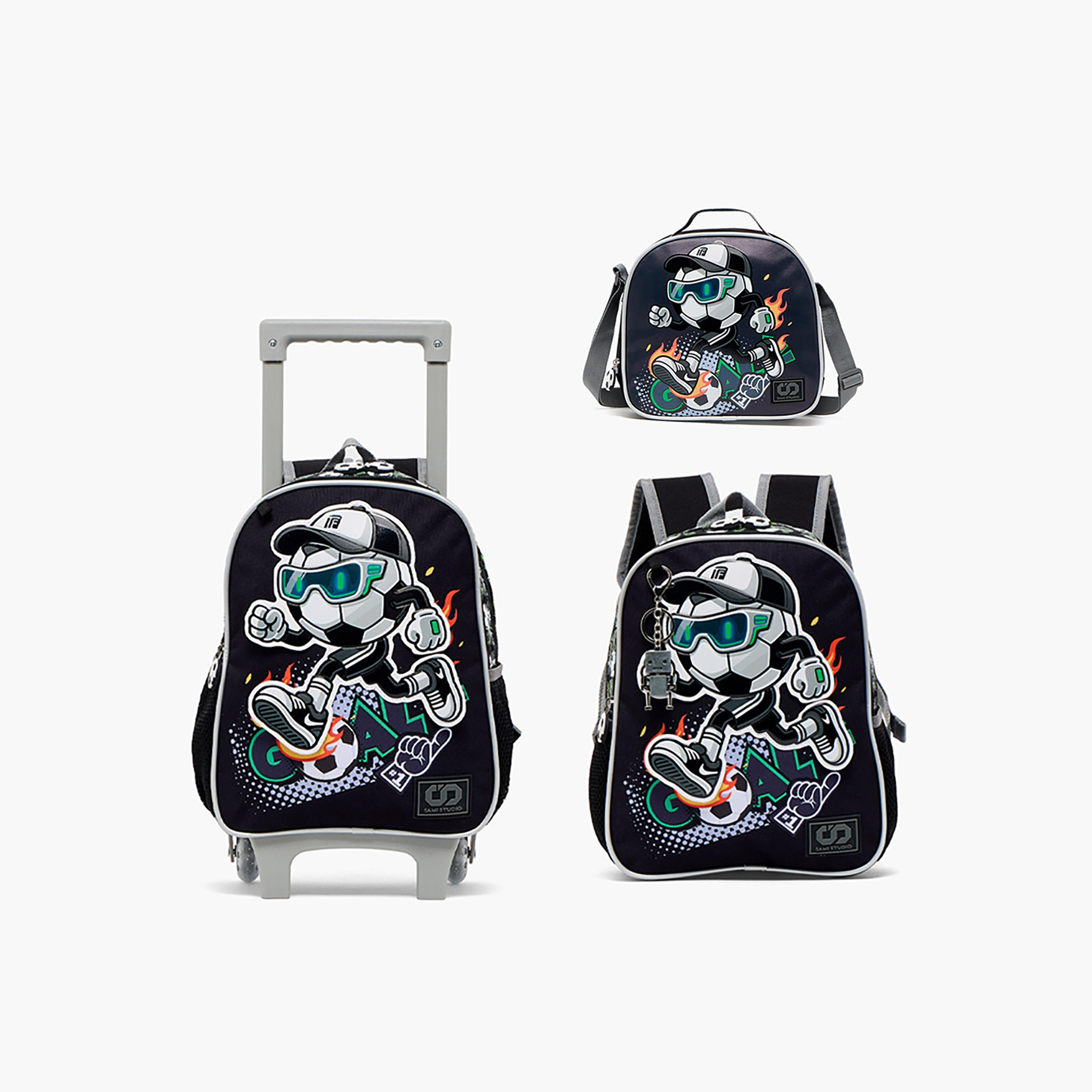 SAMI STUDIO Trolley Bag for Boys 5-8 Years with Adjustable Shoulder Straps - 12 inches-school-bagsandbackpacks-trolleybags-image-13