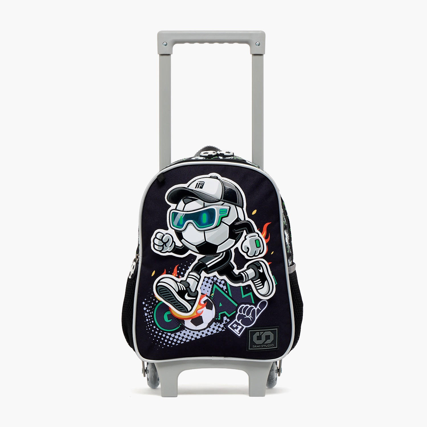 SAMI STUDIO Trolley Bag for Boys 5-8 Years with Adjustable Shoulder Straps - 12 inches-school-bagsandbackpacks-trolleybags-image-4