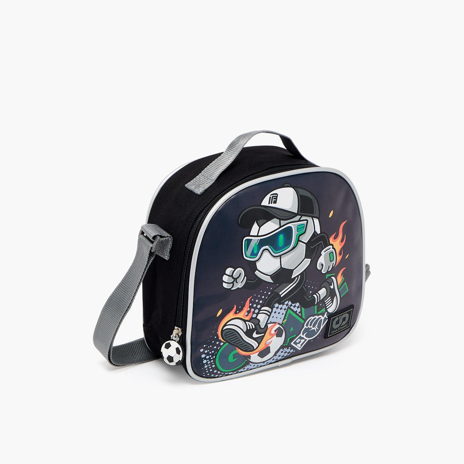 SAMI STUDIO Football Print Lunch Bag for Boys 8-13 Years with Insulation-school-lunchessentials-lunchbags-image-3