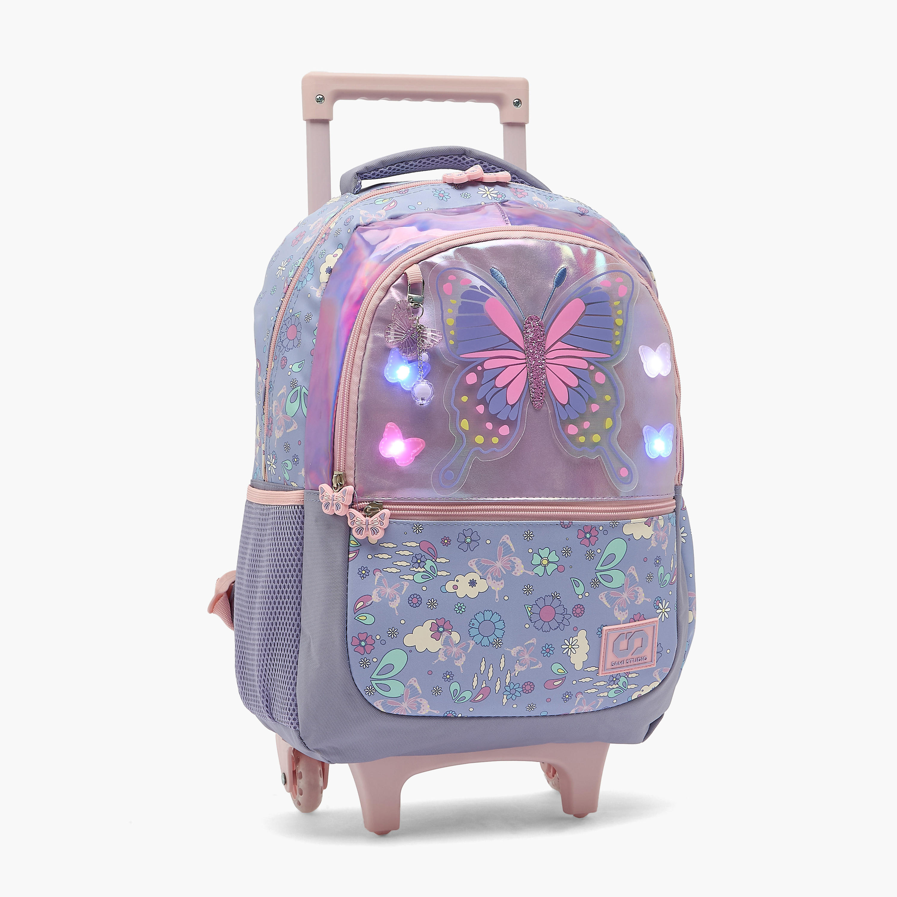 شنطة ظهر بطبعات فراشات للبنات 5-8 سنوات مع حمالات مبطنة من مارشميلو-school-bagsandbackpacks-trolleybags-image-12