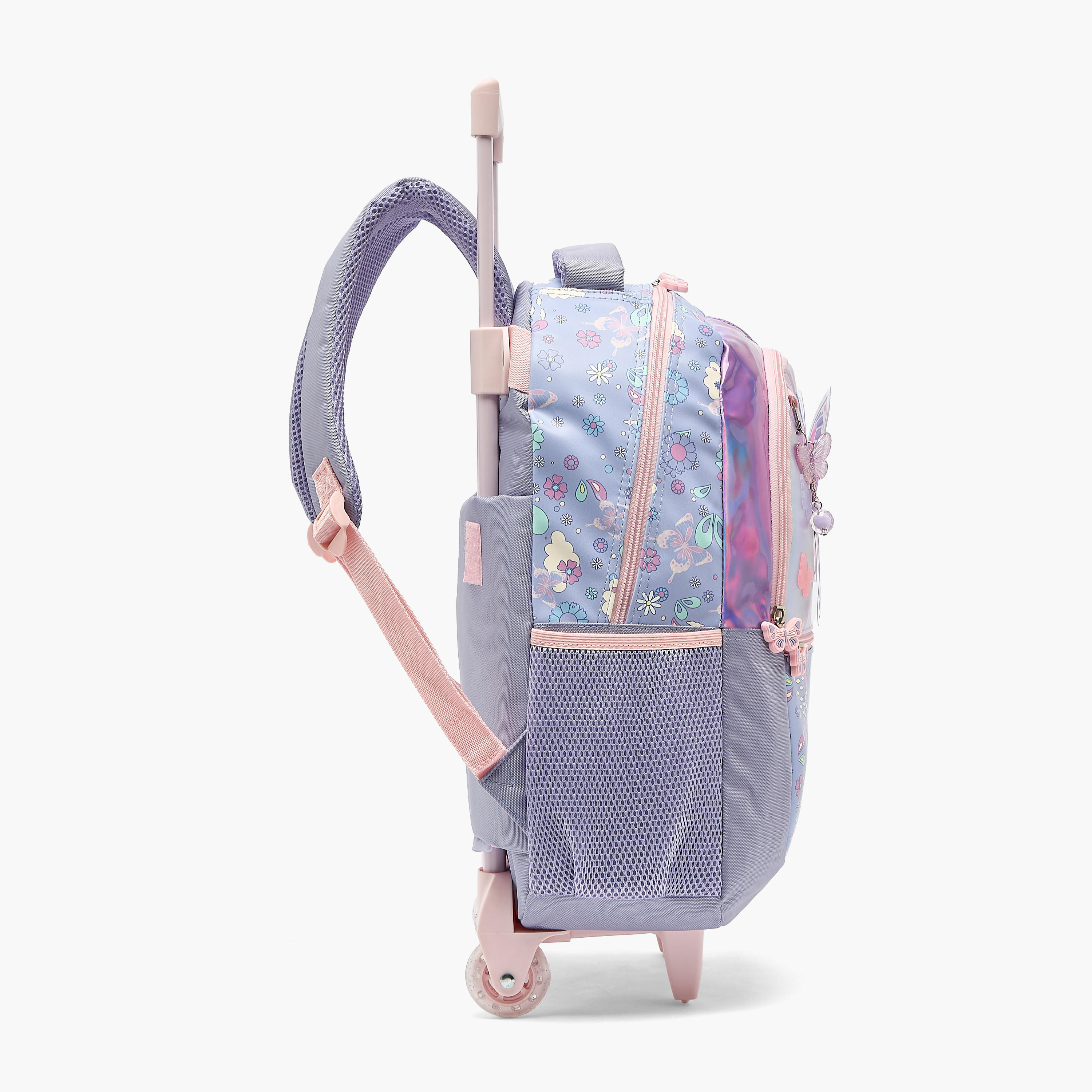 شنطة ظهر بطبعات فراشات للبنات 5-8 سنوات مع حمالات مبطنة من مارشميلو-school-bagsandbackpacks-trolleybags-image-7
