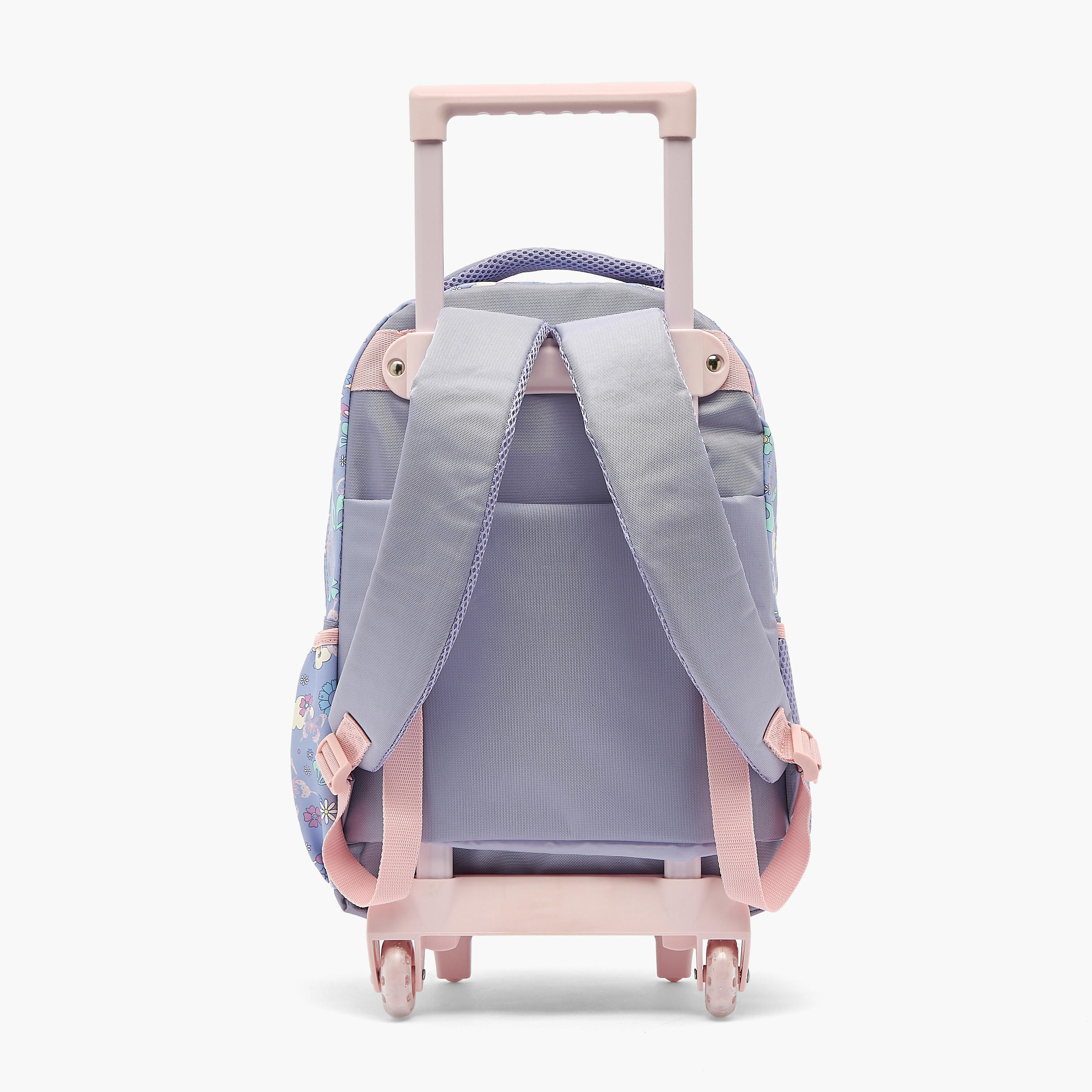 شنطة ظهر بطبعات فراشات للبنات 5-8 سنوات مع حمالات مبطنة من مارشميلو-school-bagsandbackpacks-trolleybags-image-8