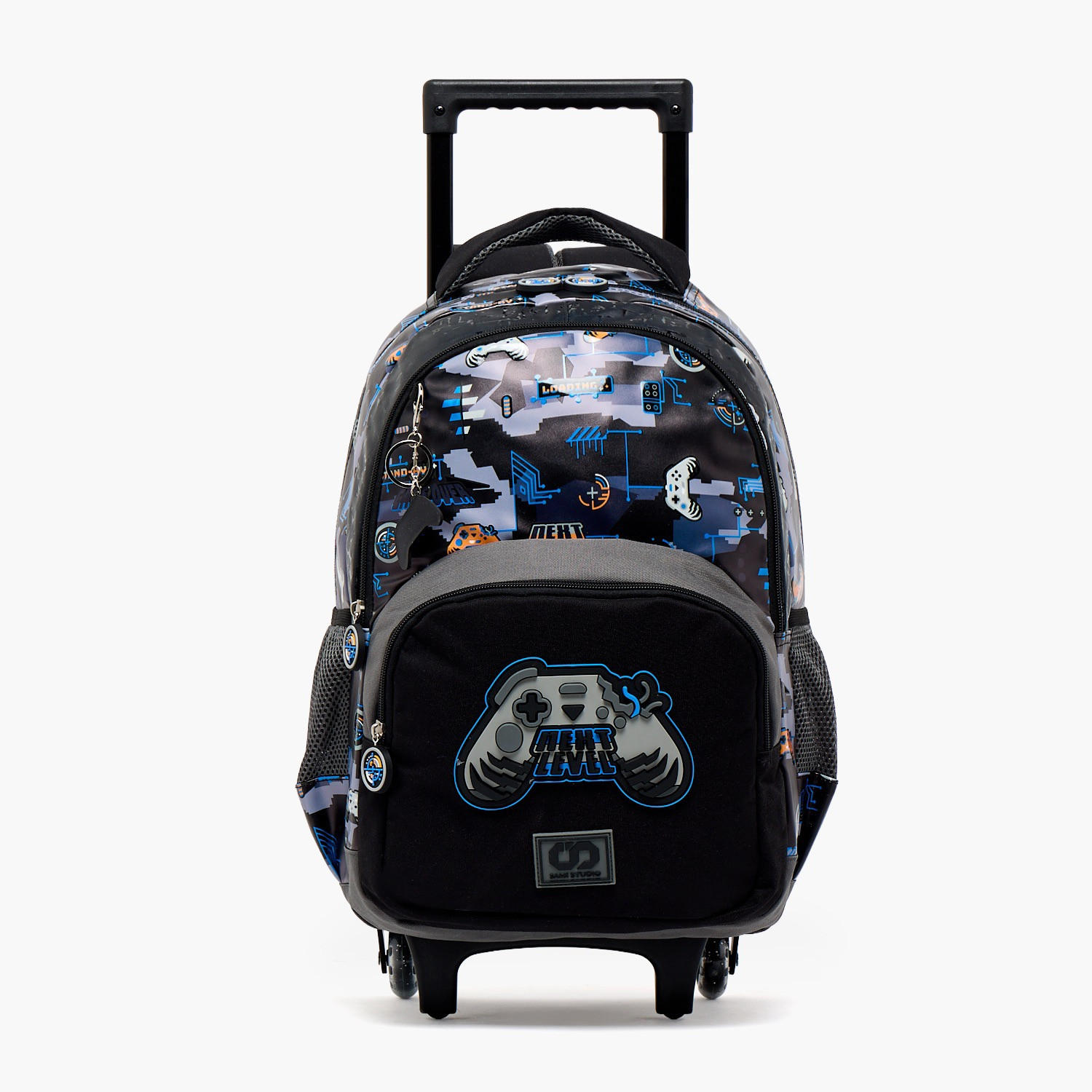 SAMI STUDIO Game Print Trolley Bag for Boys 8-12 Years with Zip Closure - 17 inches-school-bagsandbackpacks-trolleybags-image-1