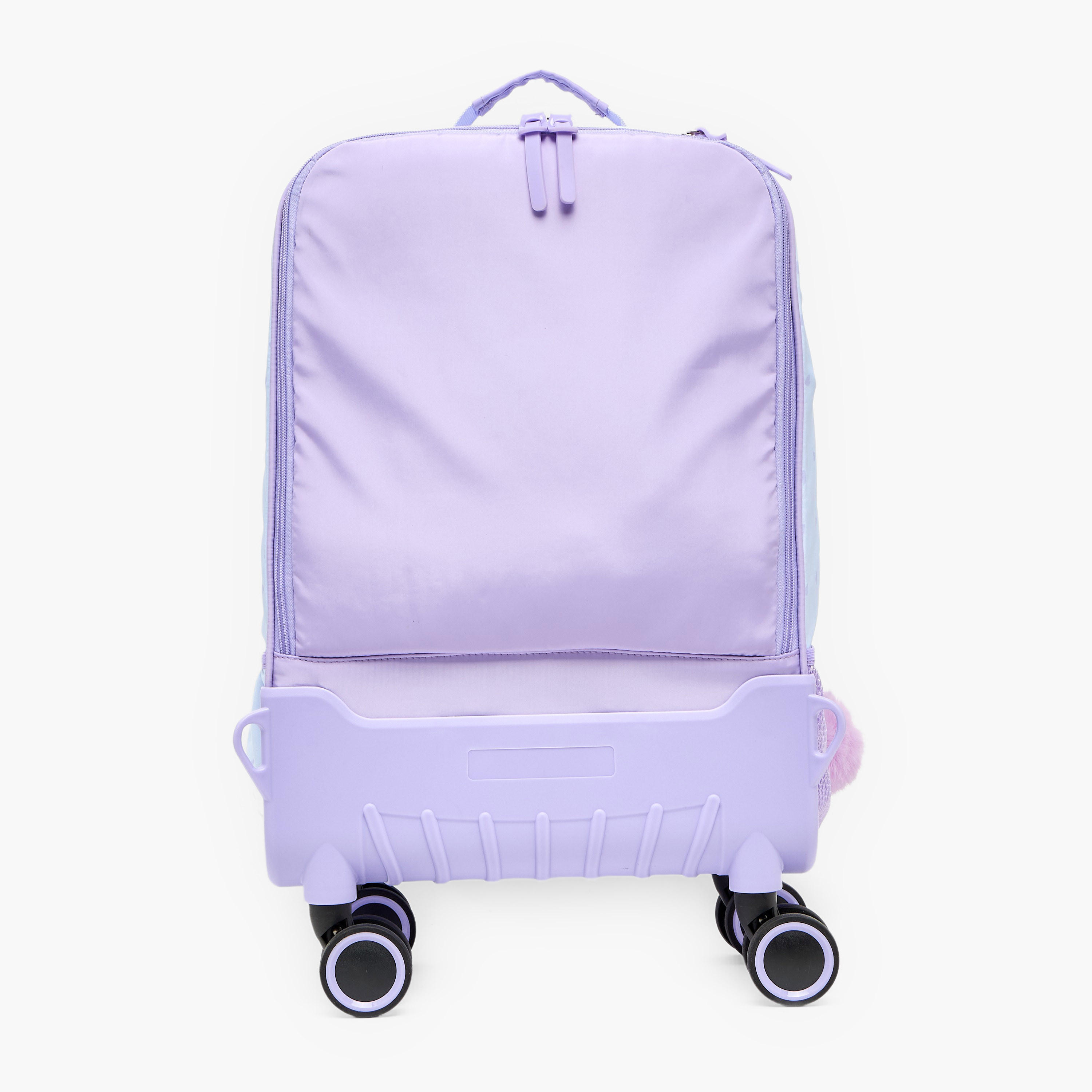 SAMI STUDIO Tropical Print Trolley Bag for Girls 8-13 Years with Retractable Handle - 18 inches-school-bagsandbackpacks-trolleybags-image-10