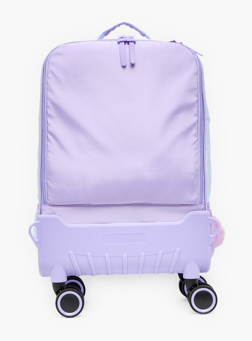 SAMI STUDIO Tropical Print Trolley Bag for Girls 8-13 Years with Retractable Handle - 18 inches-school-bagsandbackpacks-trolleybags-image-10
