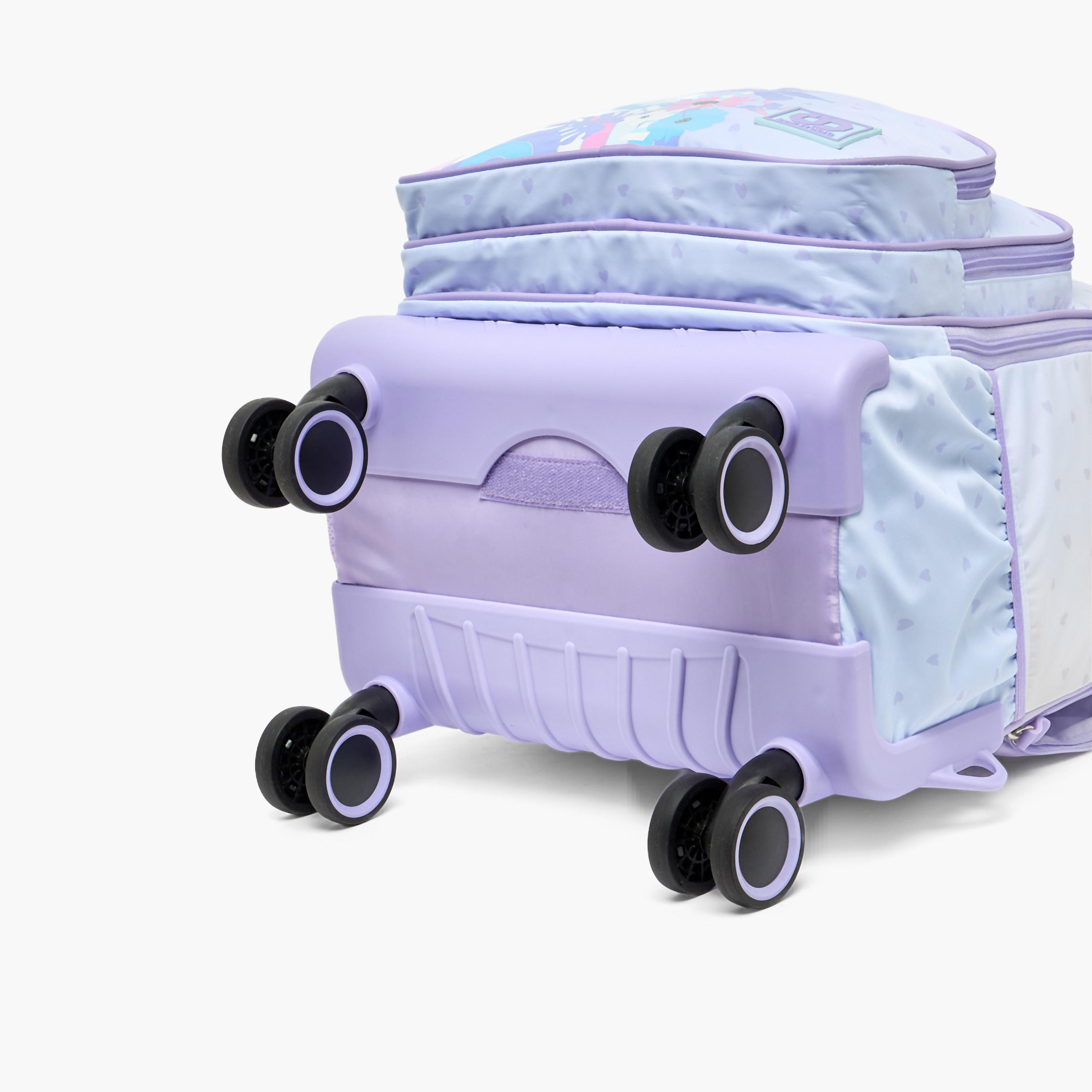 SAMI STUDIO Tropical Print Trolley Bag for Girls 8-13 Years with Retractable Handle - 18 inches-school-bagsandbackpacks-trolleybags-image-15