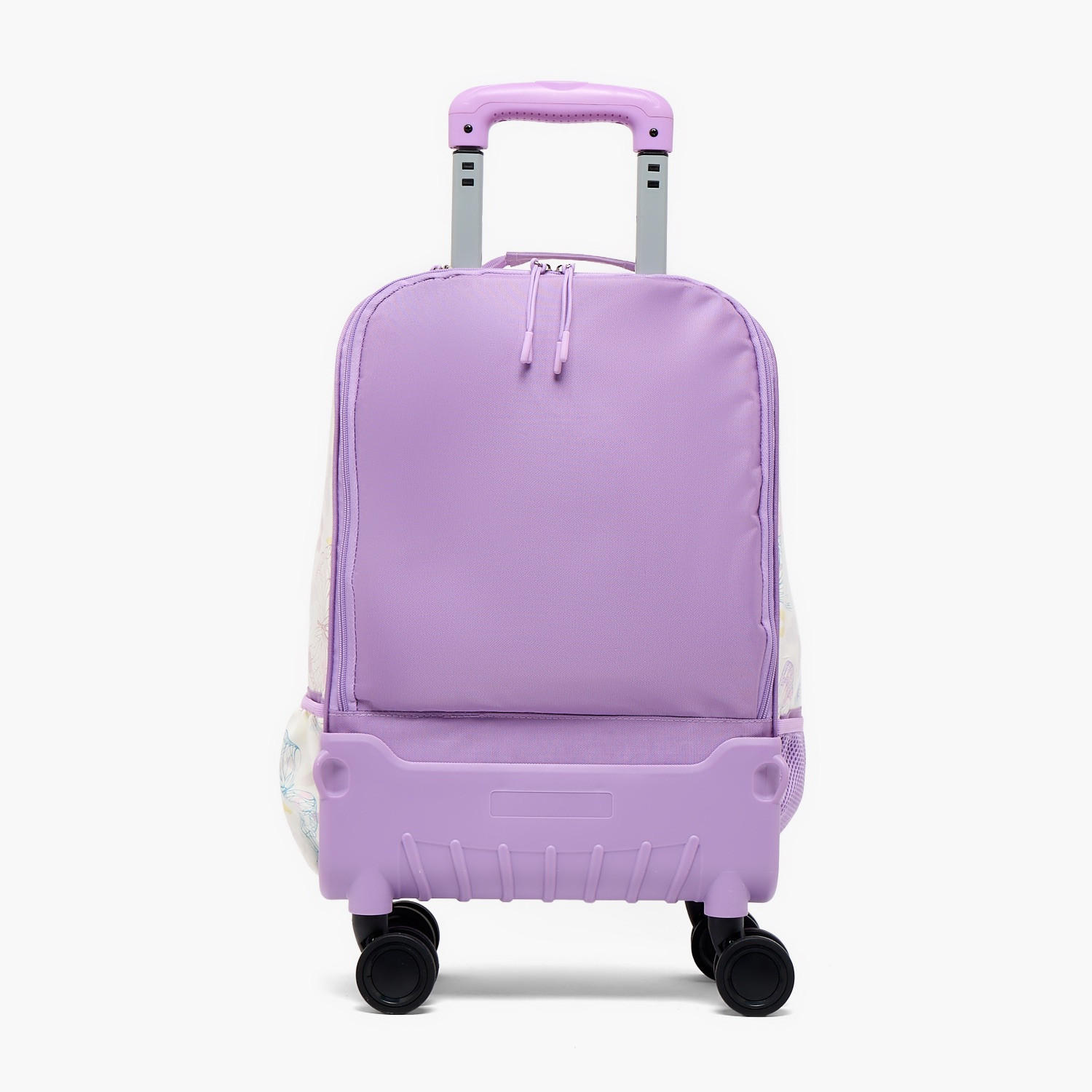 SAMI STUDIO Butterfly Print Trolley Bag for Girls 8-13 Years with Padded Straps -18 inches-school-bagsandbackpacks-trolleybags-image-12