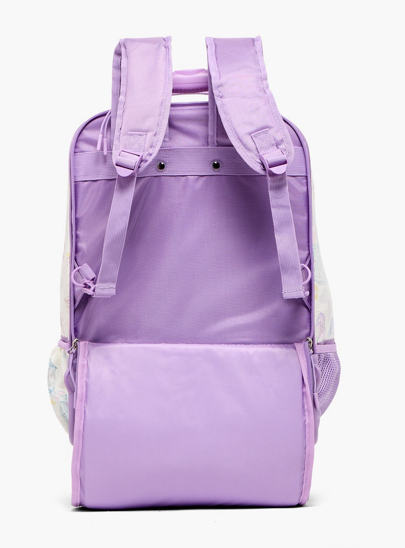 SAMI STUDIO Butterfly Print Trolley Bag for Girls 8-13 Years with Padded Straps -18 inches-school-bagsandbackpacks-trolleybags-image-13