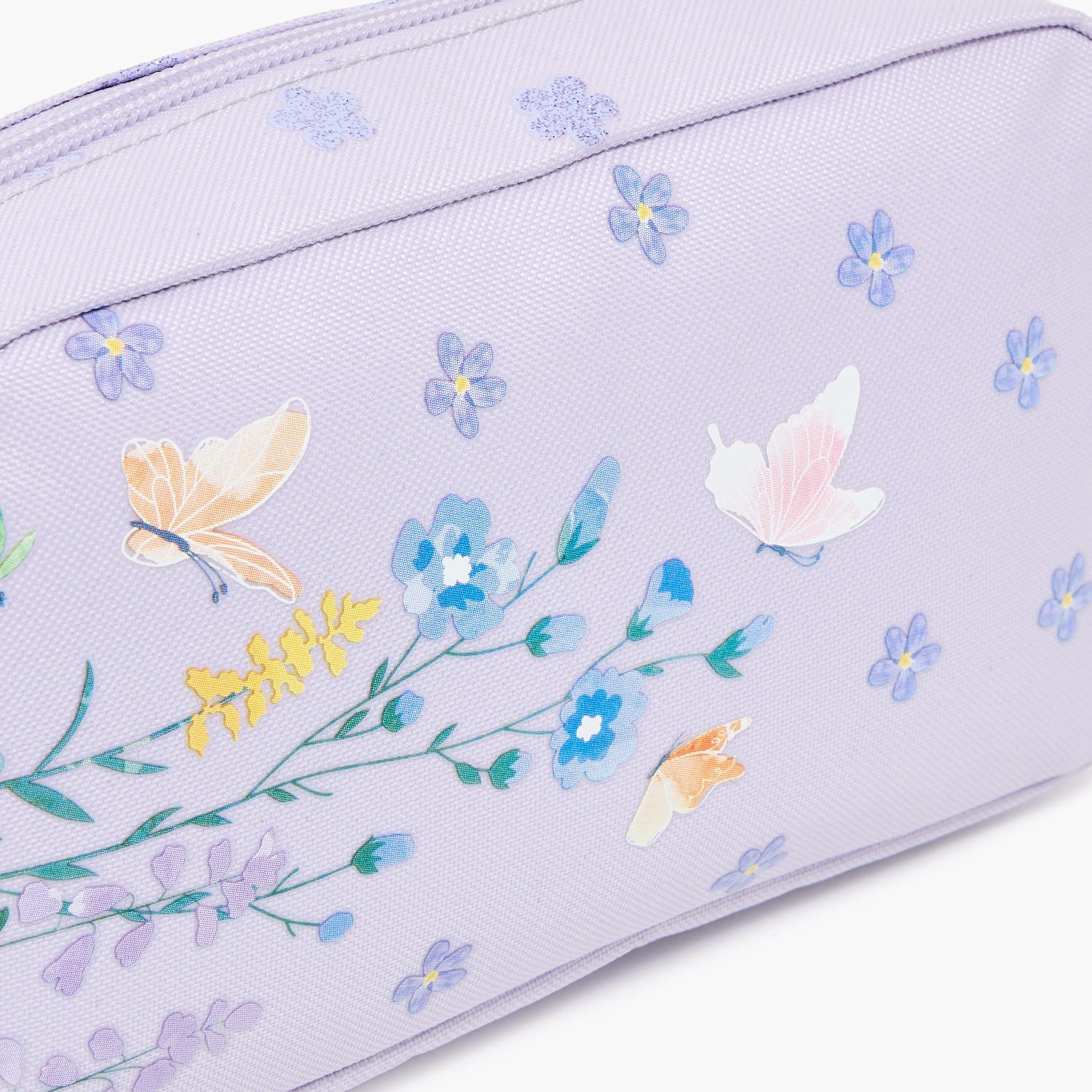 مقلمة بسحاب إغلاق وطبعات زهرية من سامي ستوديو-school-stationery-pencilcases-image-6