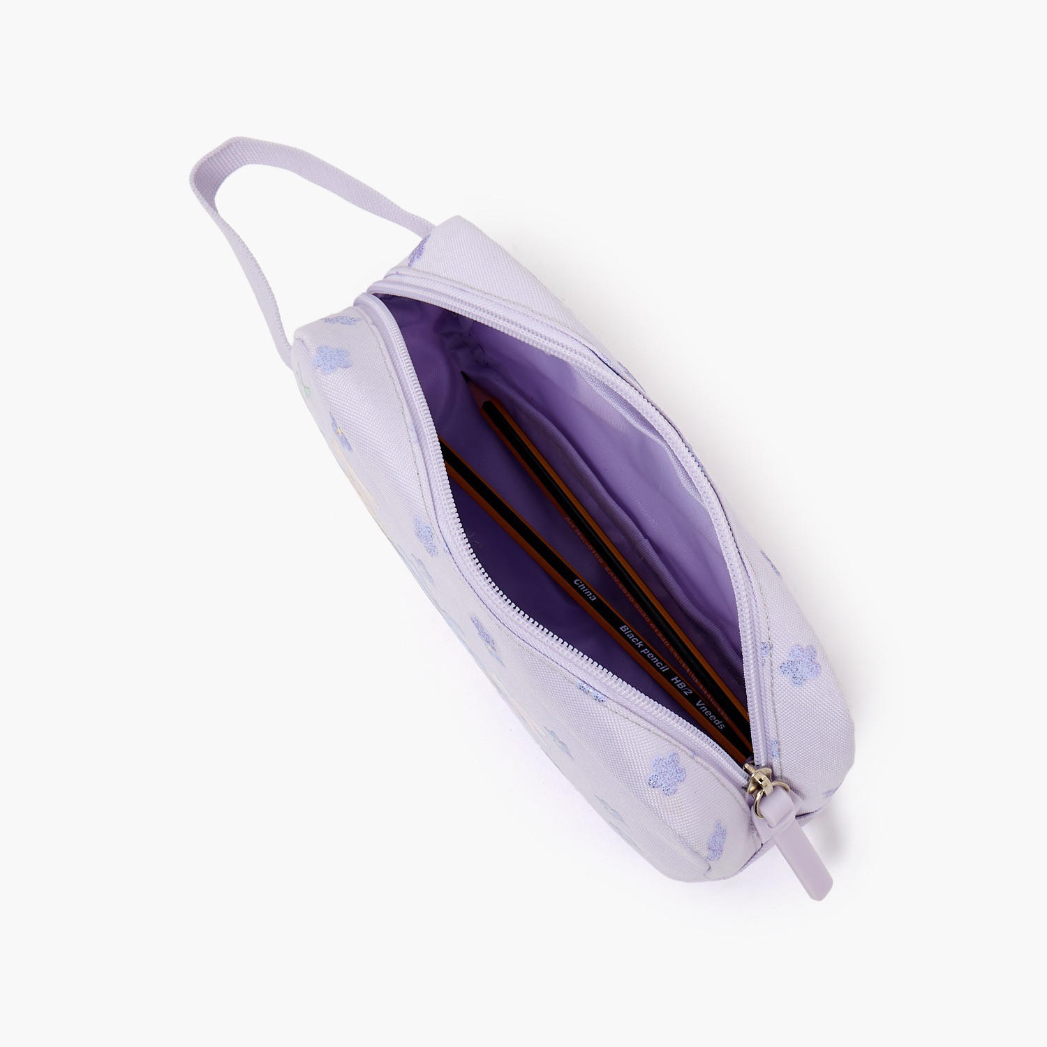 مقلمة بسحاب إغلاق وطبعات زهرية من سامي ستوديو-school-stationery-pencilcases-image-7