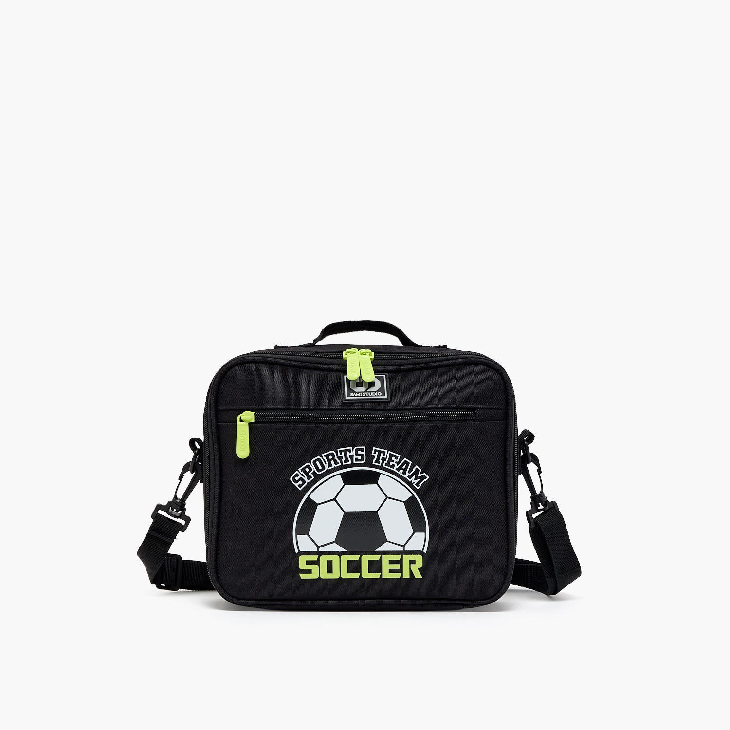 SAMI STUDIO Football Print Lunch Bag for Boys 8-13 Years with Detachable Strap-school-lunchessentials-lunchbags-image-1