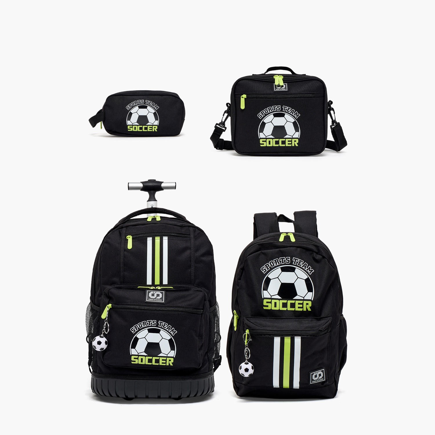 SAMI STUDIO Football Print Lunch Bag for Boys 8-13 Years with Detachable Strap-school-lunchessentials-lunchbags-image-11