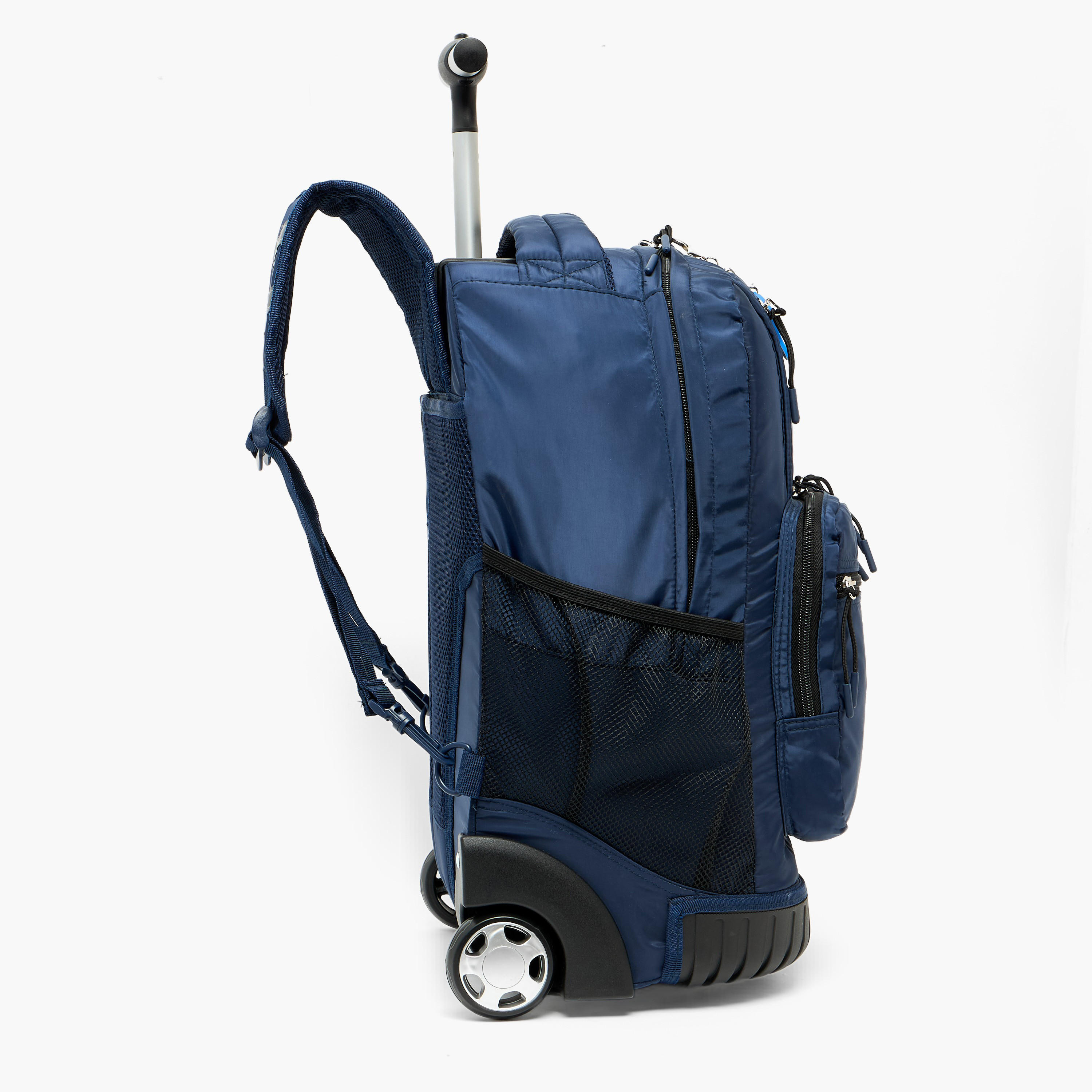 SAMI STUDIO Rubik's Print Trolley Bag for Boys 8-13 Years with Retractable Handle - 17 inches-school-bagsandbackpacks-trolleybags-image-10