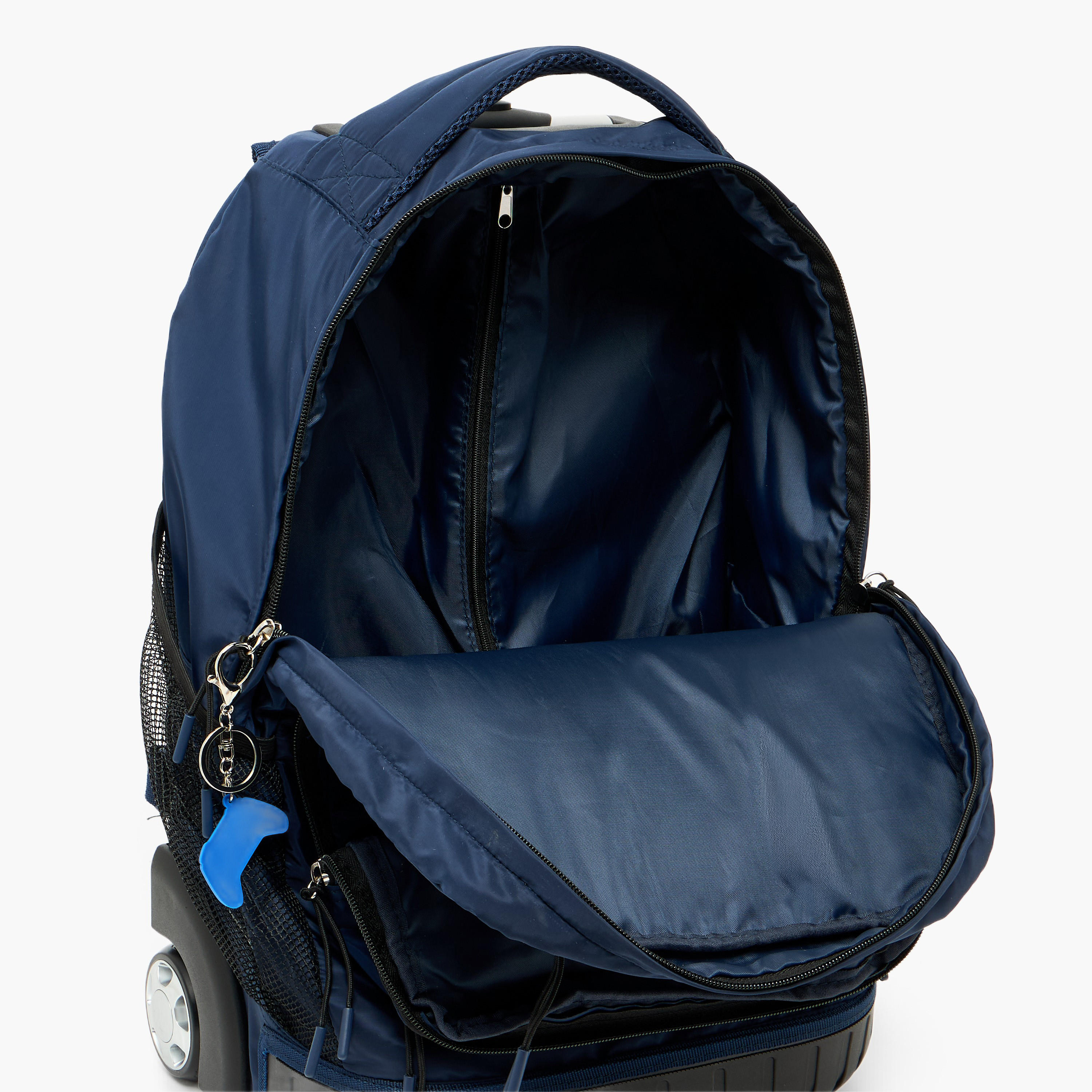 SAMI STUDIO Rubik's Print Trolley Bag for Boys 8-13 Years with Retractable Handle - 17 inches-school-bagsandbackpacks-trolleybags-image-7