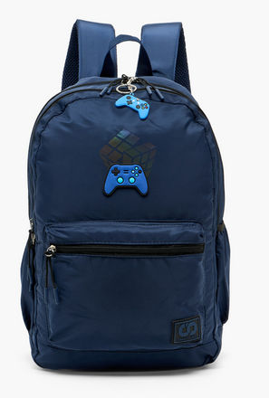 SAMI STUDIO Controller Accent Backpack for Boys 8-13 Years with Padded Shoulder Straps - 17 inches-school-image-1