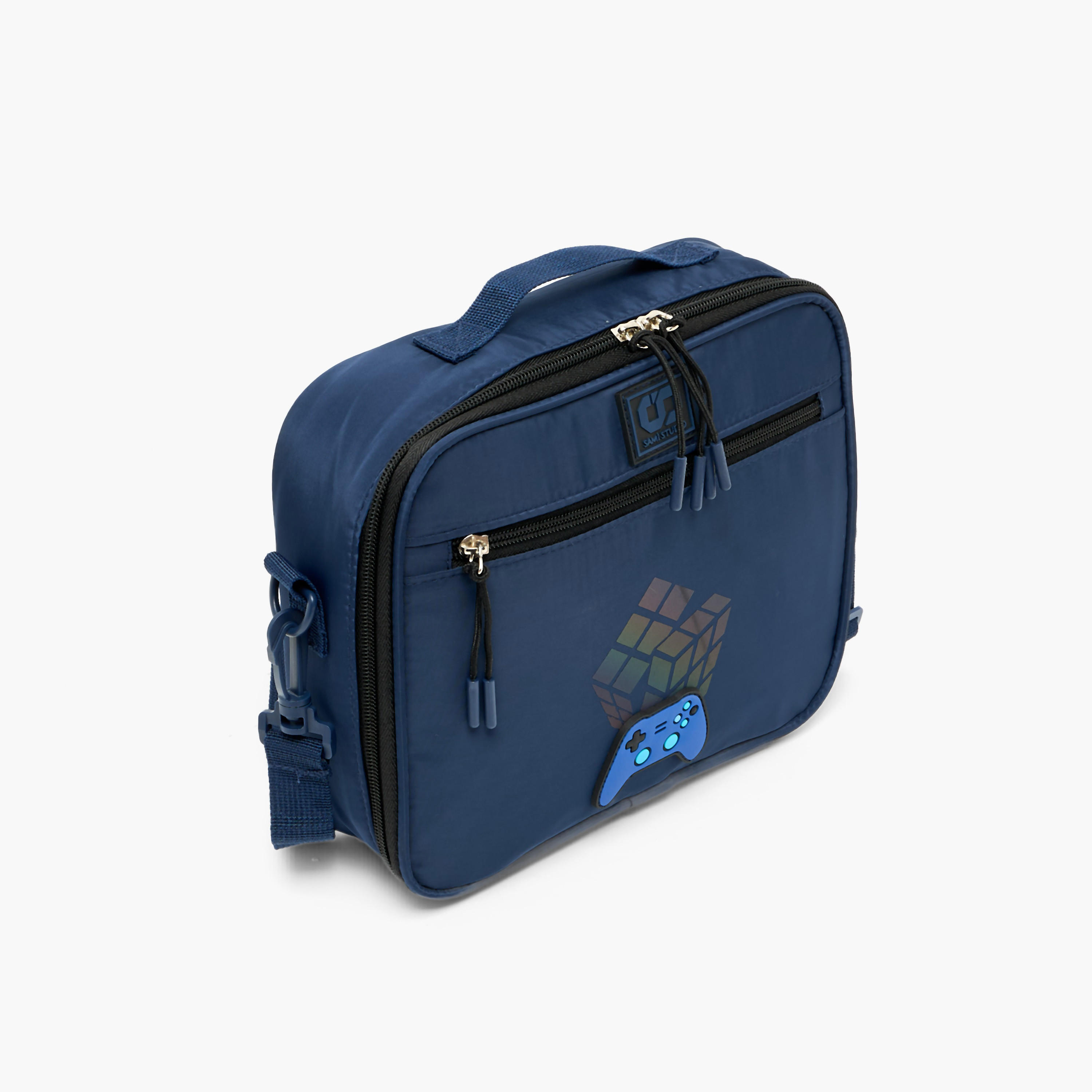 SAMI STUDIO Game Controller Accent Lunch Bag for Boys 8-13 Years with Detachable Strap-school-lunchessentials-lunchbags-image-3