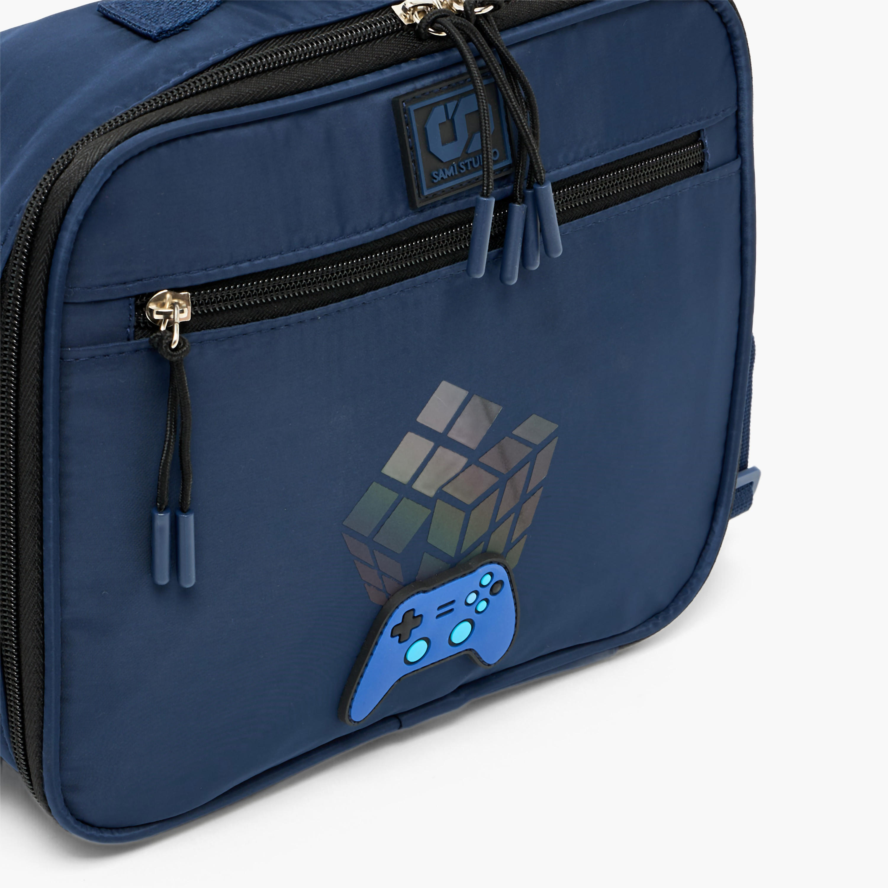 SAMI STUDIO Game Controller Accent Lunch Bag for Boys 8-13 Years with Detachable Strap-school-lunchessentials-lunchbags-image-4