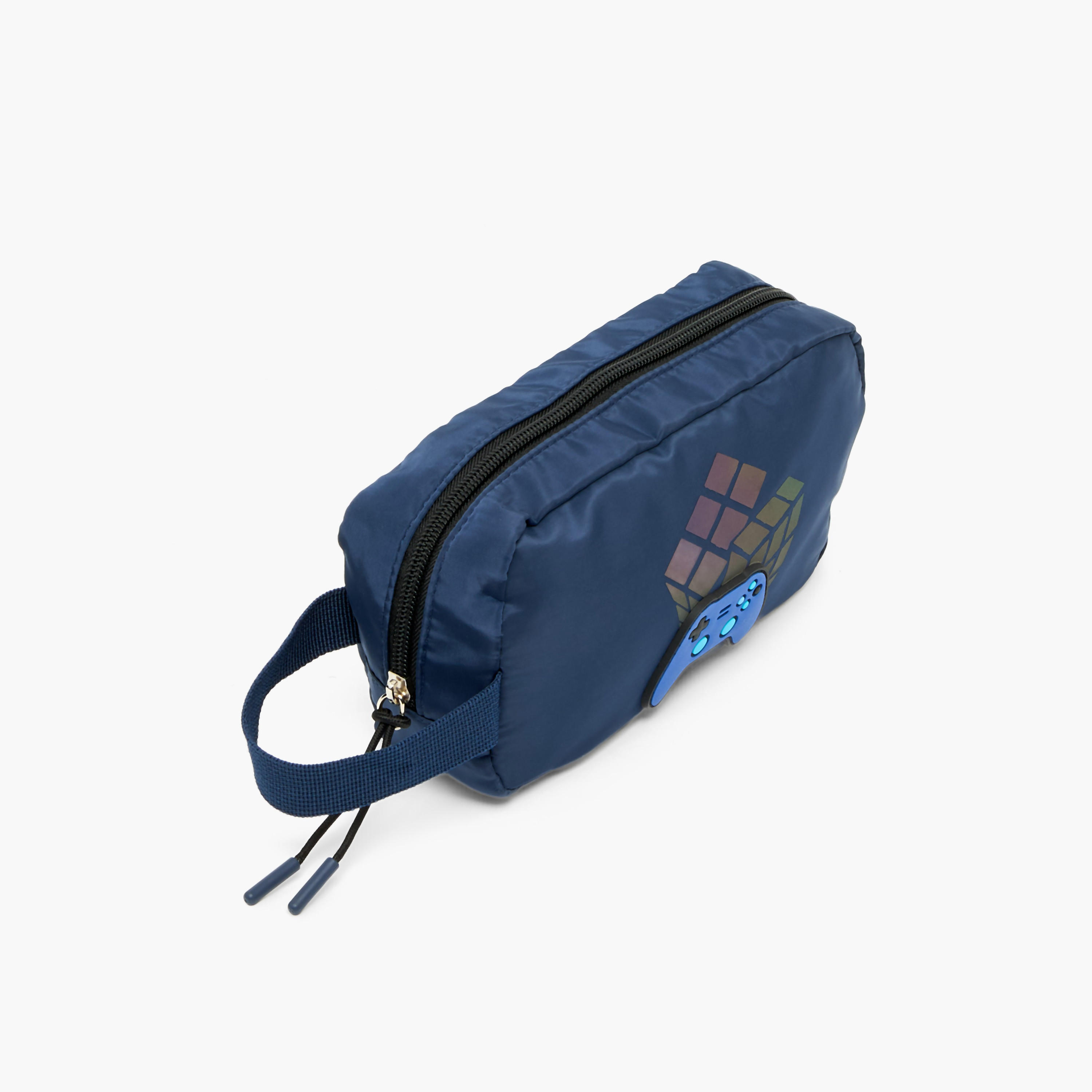 SAMI STUDIO Game Controller Accent Pencil Pouch with Zip Closure-school-stationery-pencilcases-image-3