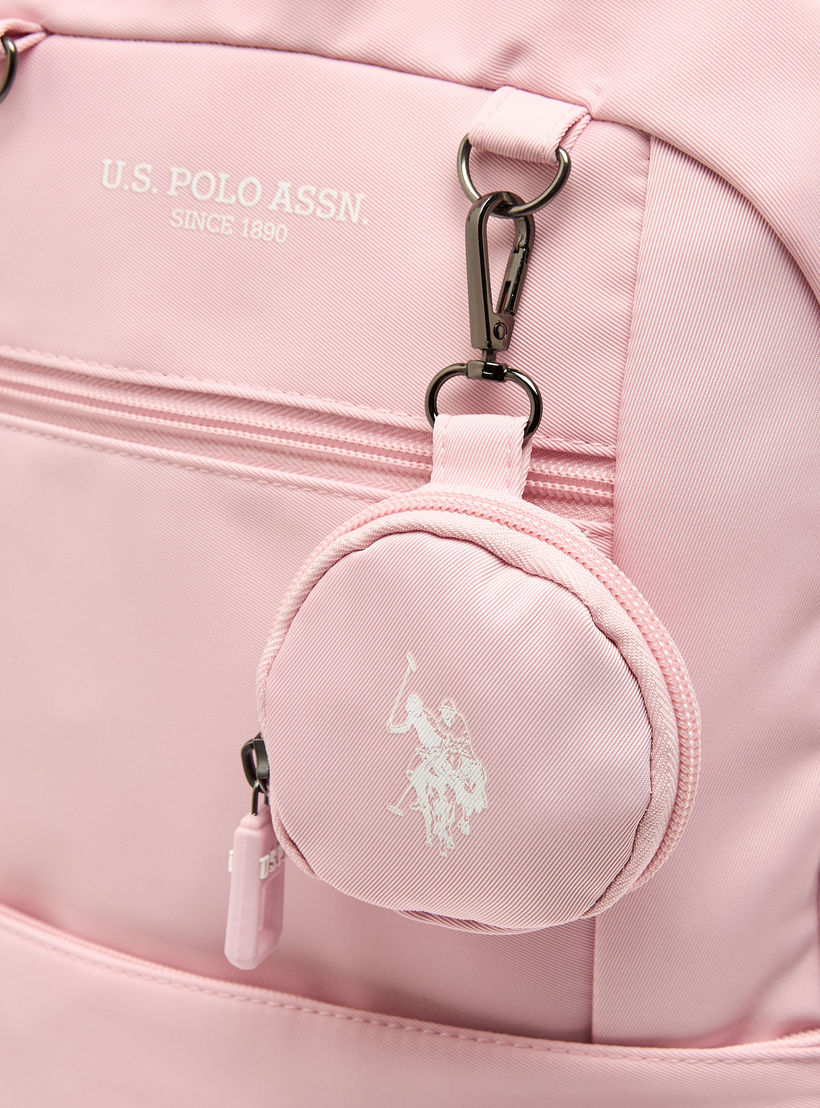 US POLO ASSN. Printed Trolley Backpack for Girls 8-13 Years with Pouch - 19 cms-school-bagsandbackpacks-trolleybags-image-5
