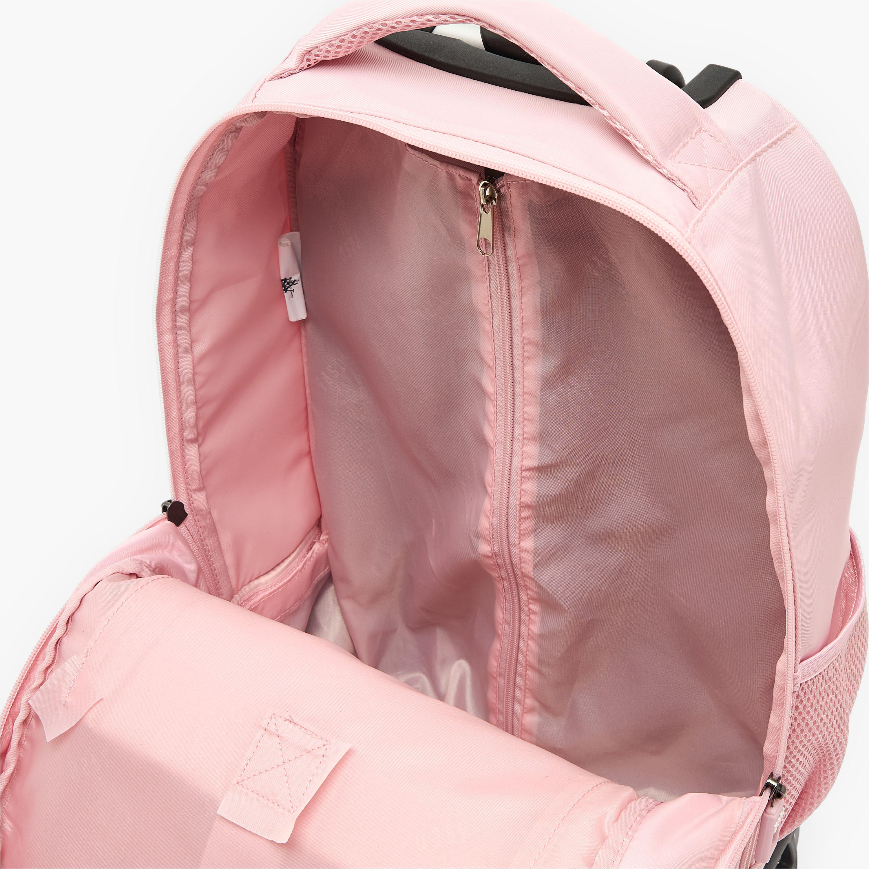 US POLO ASSN. Printed Trolley Backpack for Girls 8-13 Years with Pouch - 19 cms-school-bagsandbackpacks-trolleybags-image-7