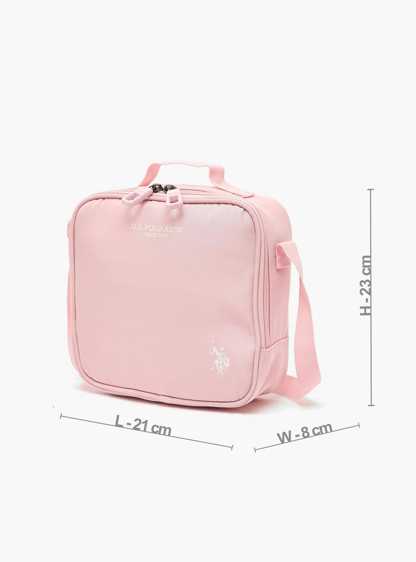 US POLO ASSN. Printed Lunch Bag for Girls 8-13 Years with Insulation-school-lunchessentials-lunchbags-image-6